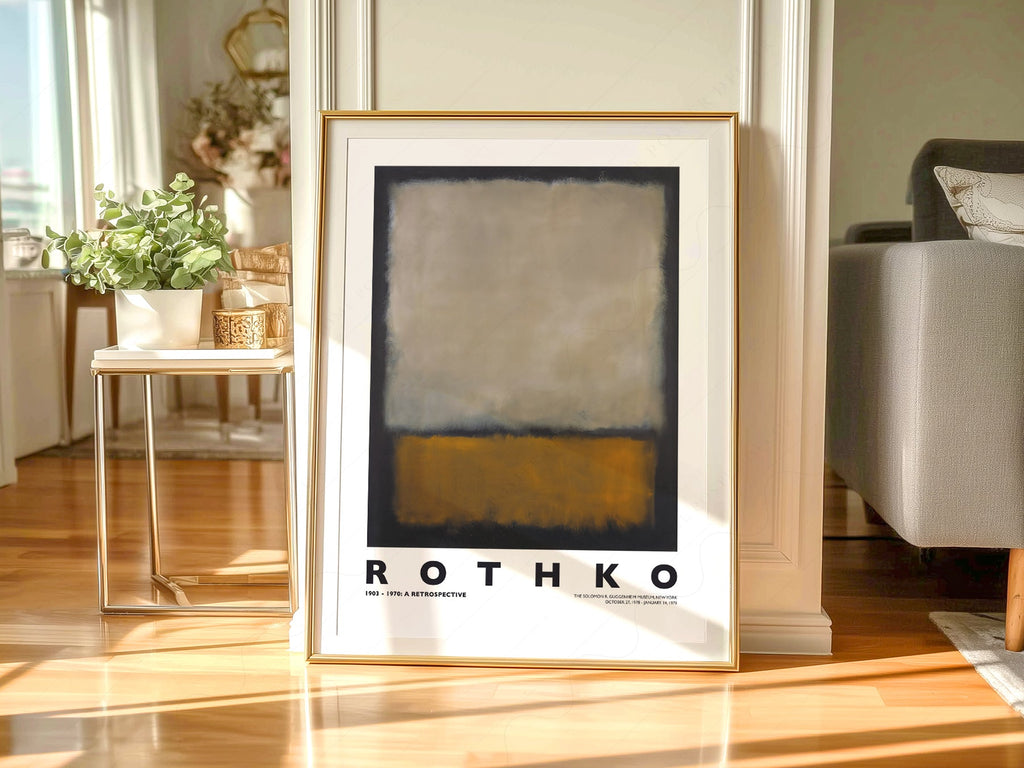 Mark Rothko Untitled Abstract Art Print – Color Field Wall Poster