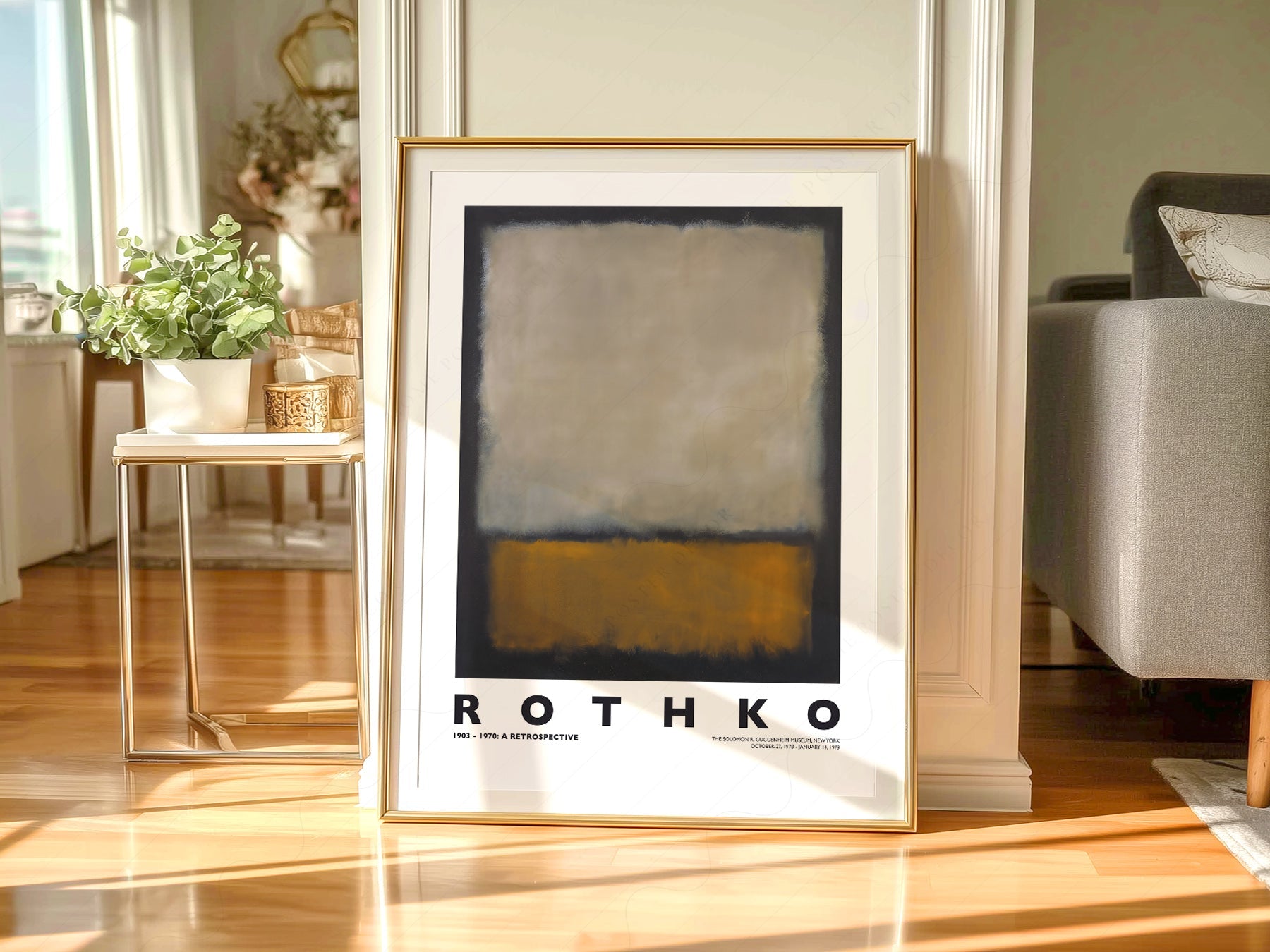 Mark Rothko Untitled Abstract Art Print – Color Field Wall Poster