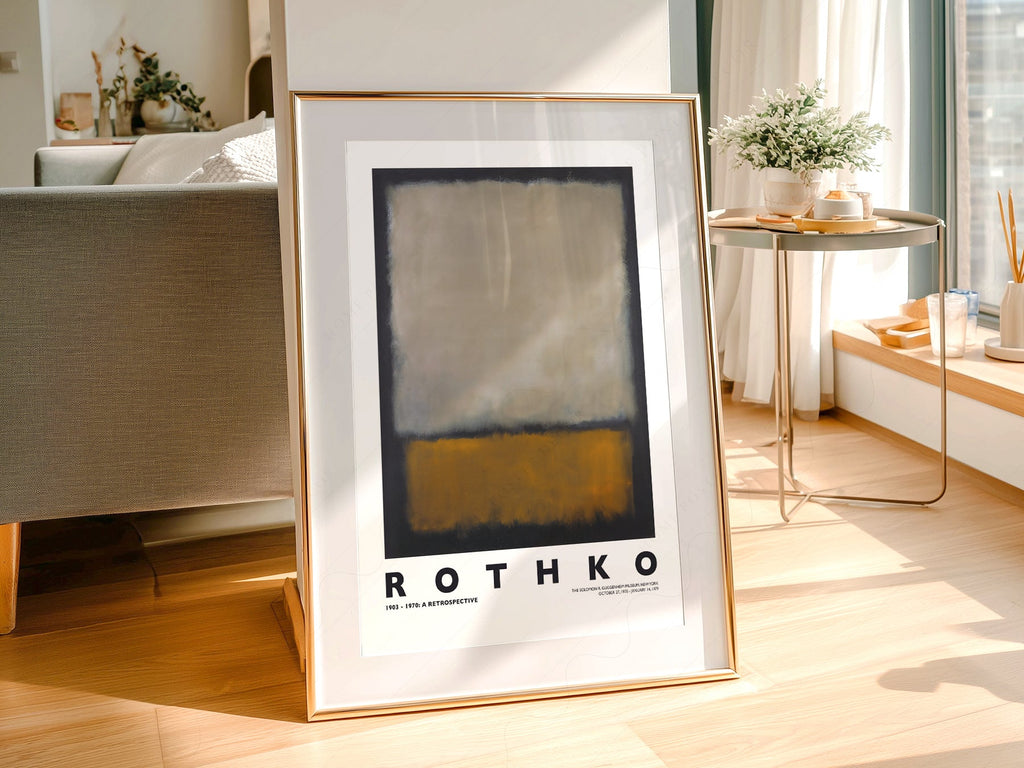 Mark Rothko Untitled Abstract Art Print – Color Field Wall Poster