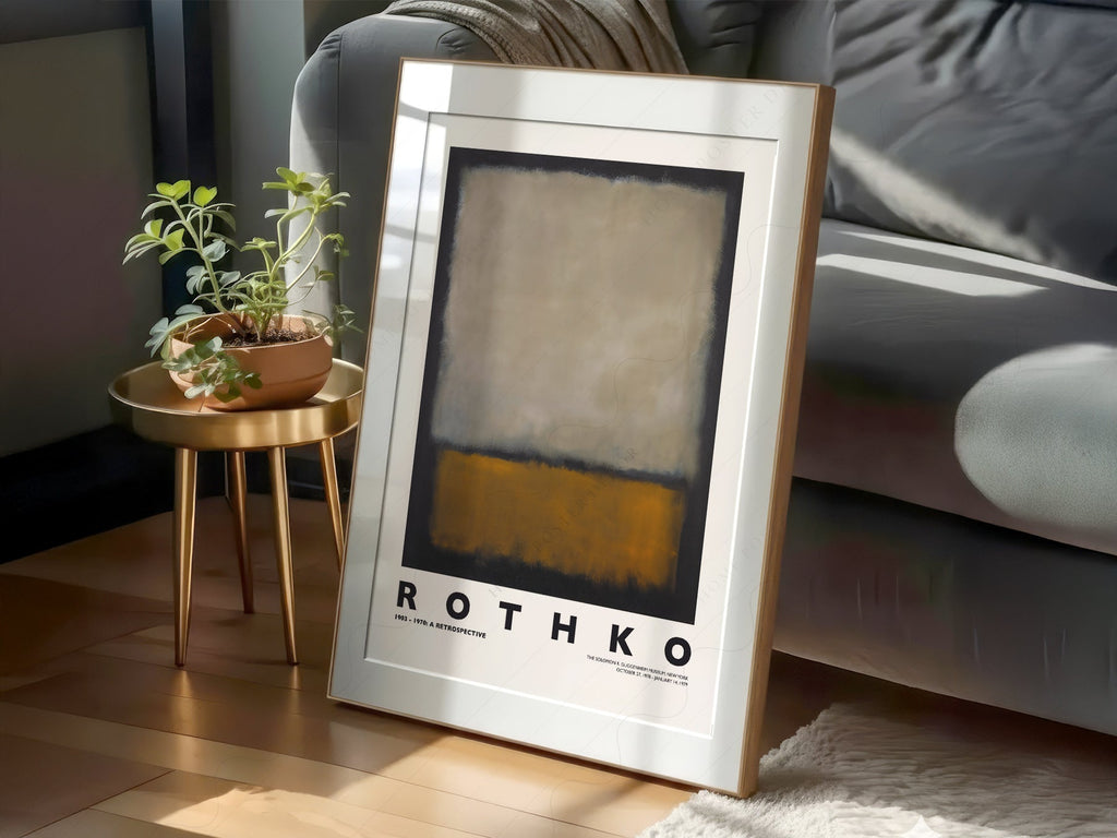Mark Rothko Untitled Abstract Art Print – Color Field Wall Poster