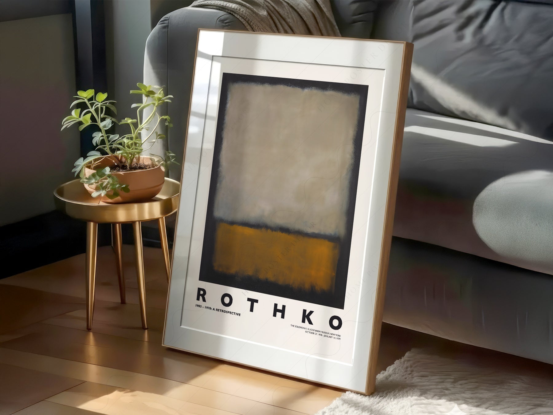 Mark Rothko Untitled Abstract Art Print – Color Field Wall Poster
