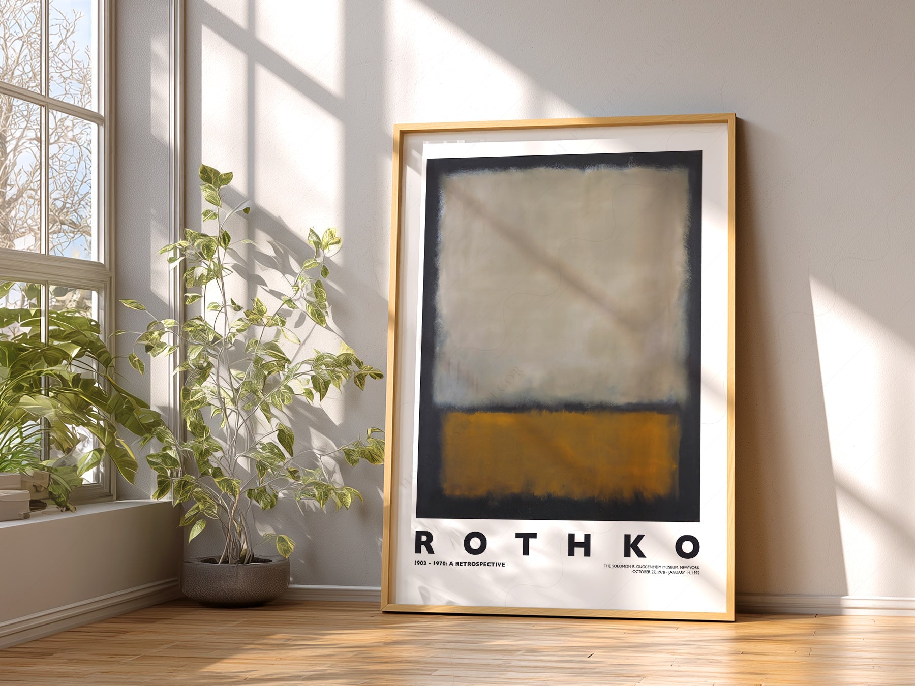 Mark Rothko Untitled Abstract Art Print – Color Field Wall Poster