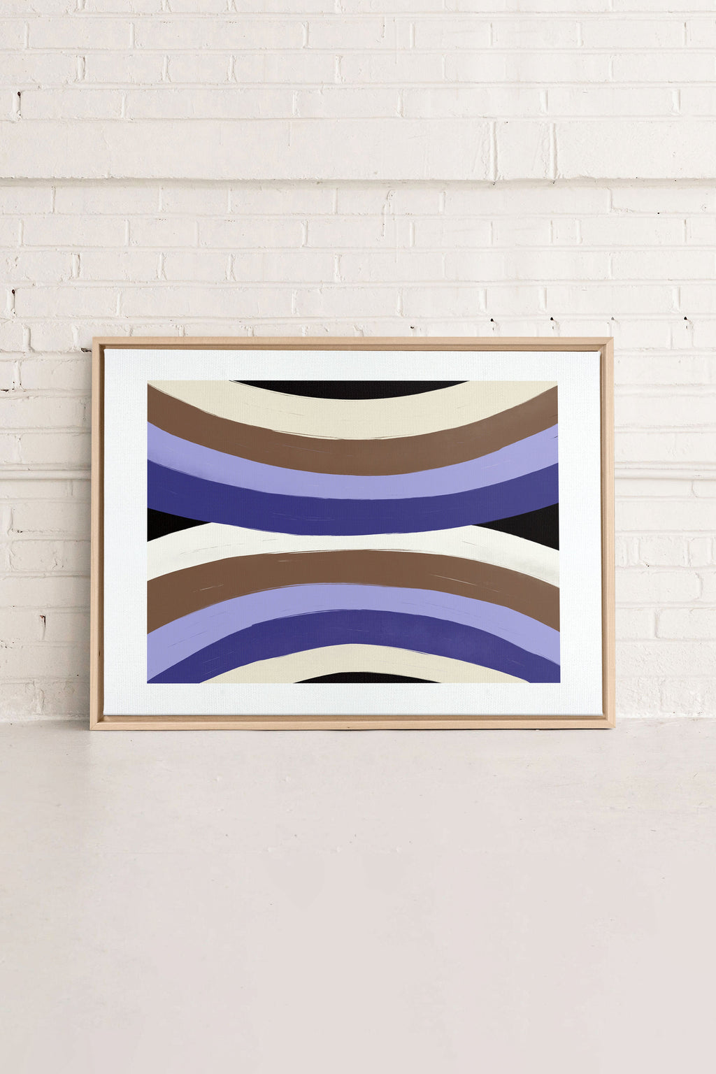 FLOW OF SHADES, Stretched Canvas Artwork