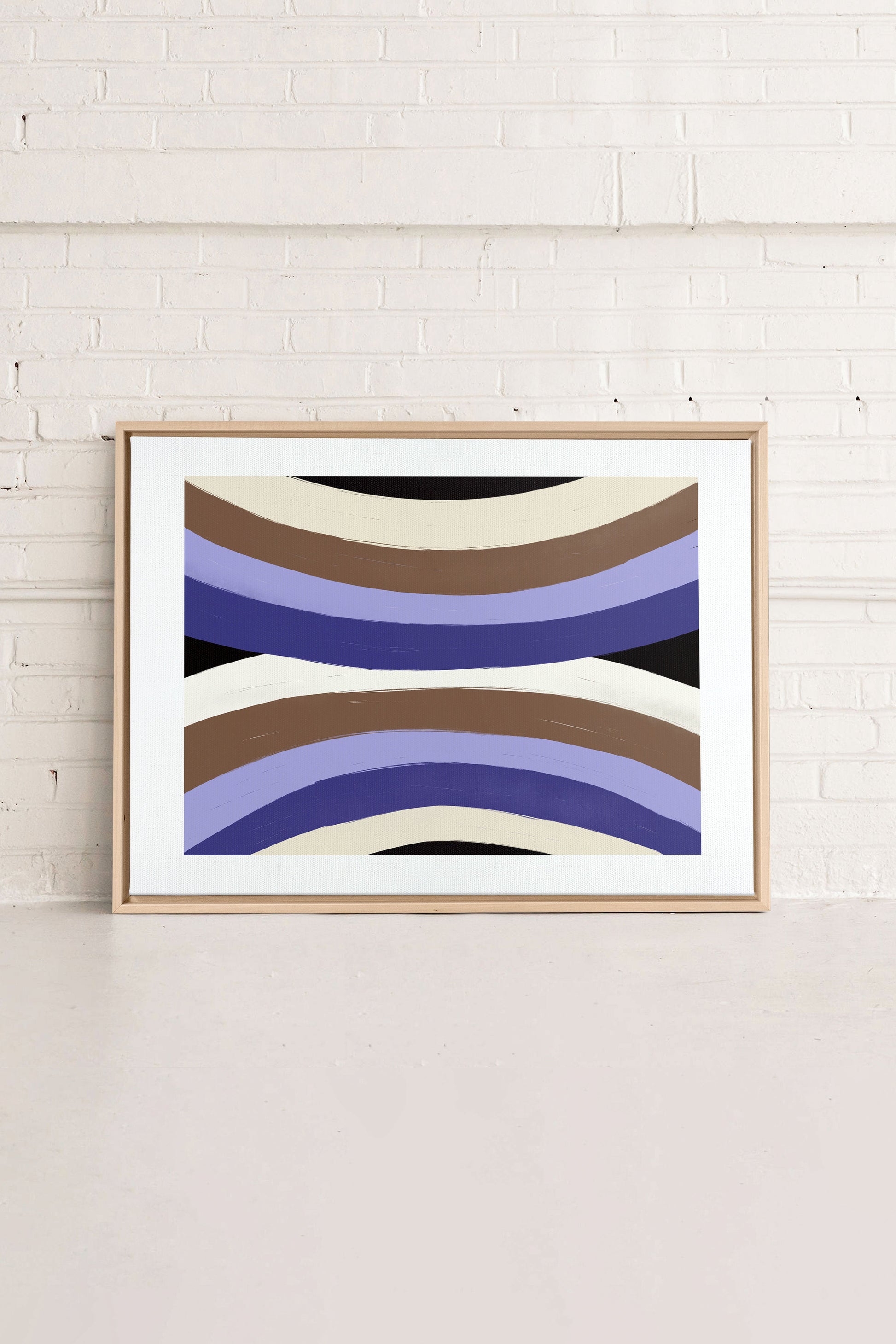 FLOW OF SHADES, Stretched Canvas Artwork