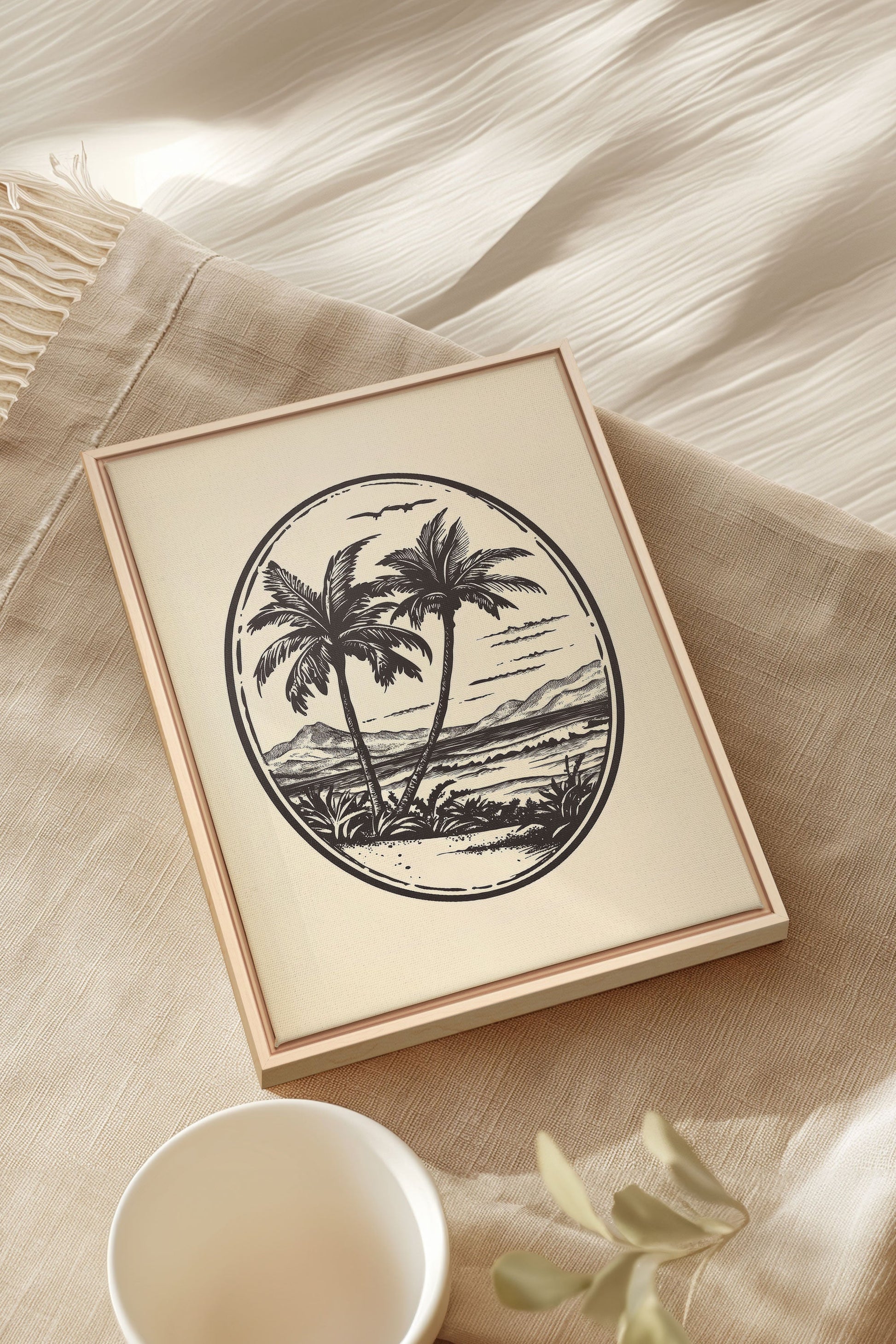 Island Escape, Stretched Canvas Artwork