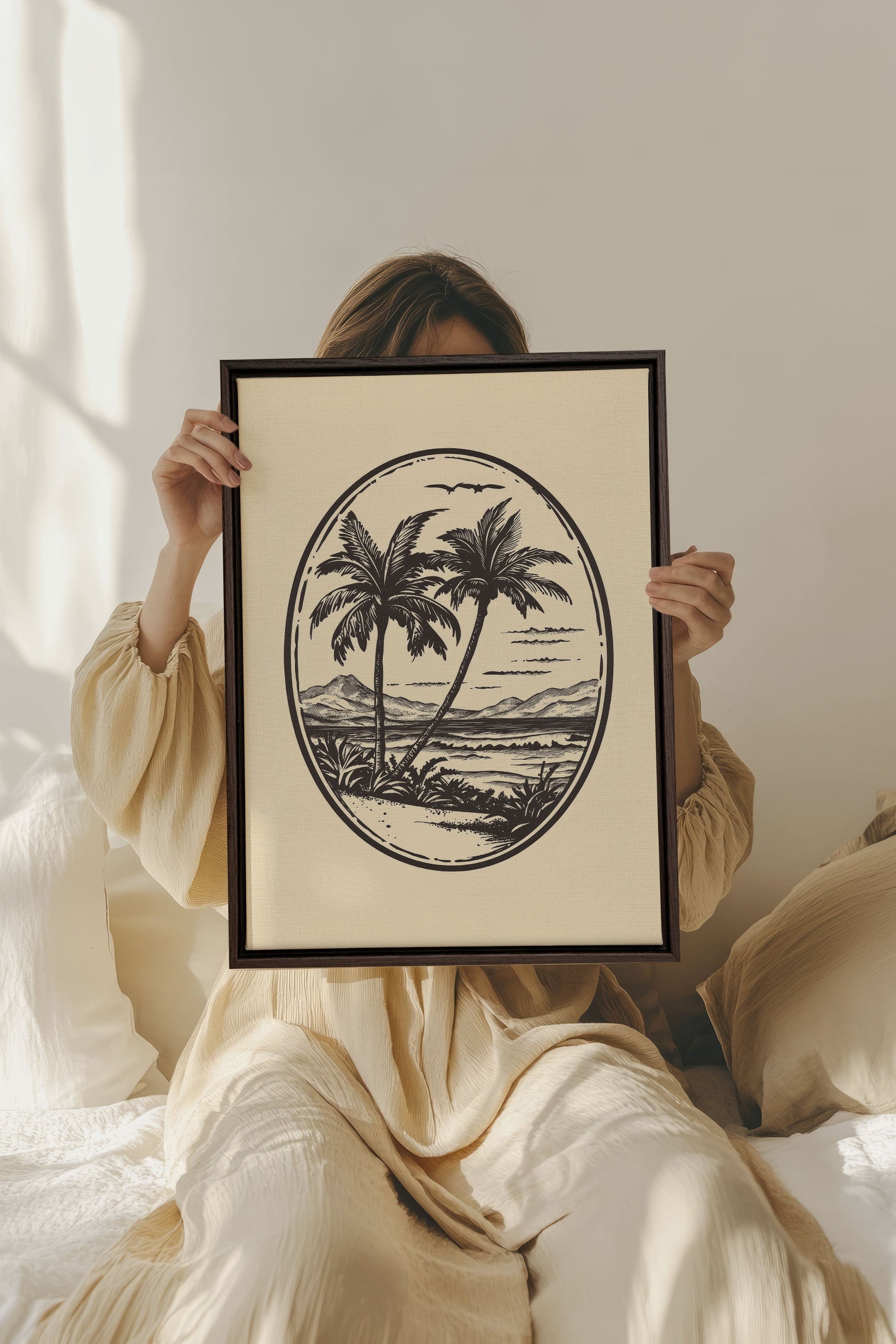 Island Escape, Stretched Canvas Artwork