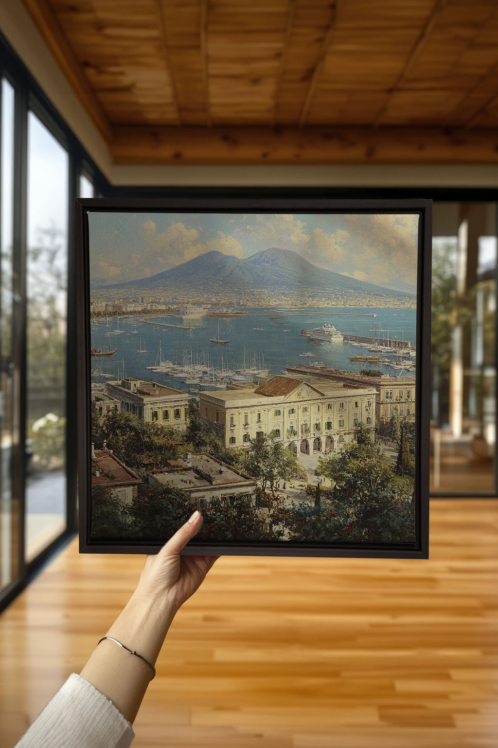 BAY OF GOLD, Stretched Canvas Artwork