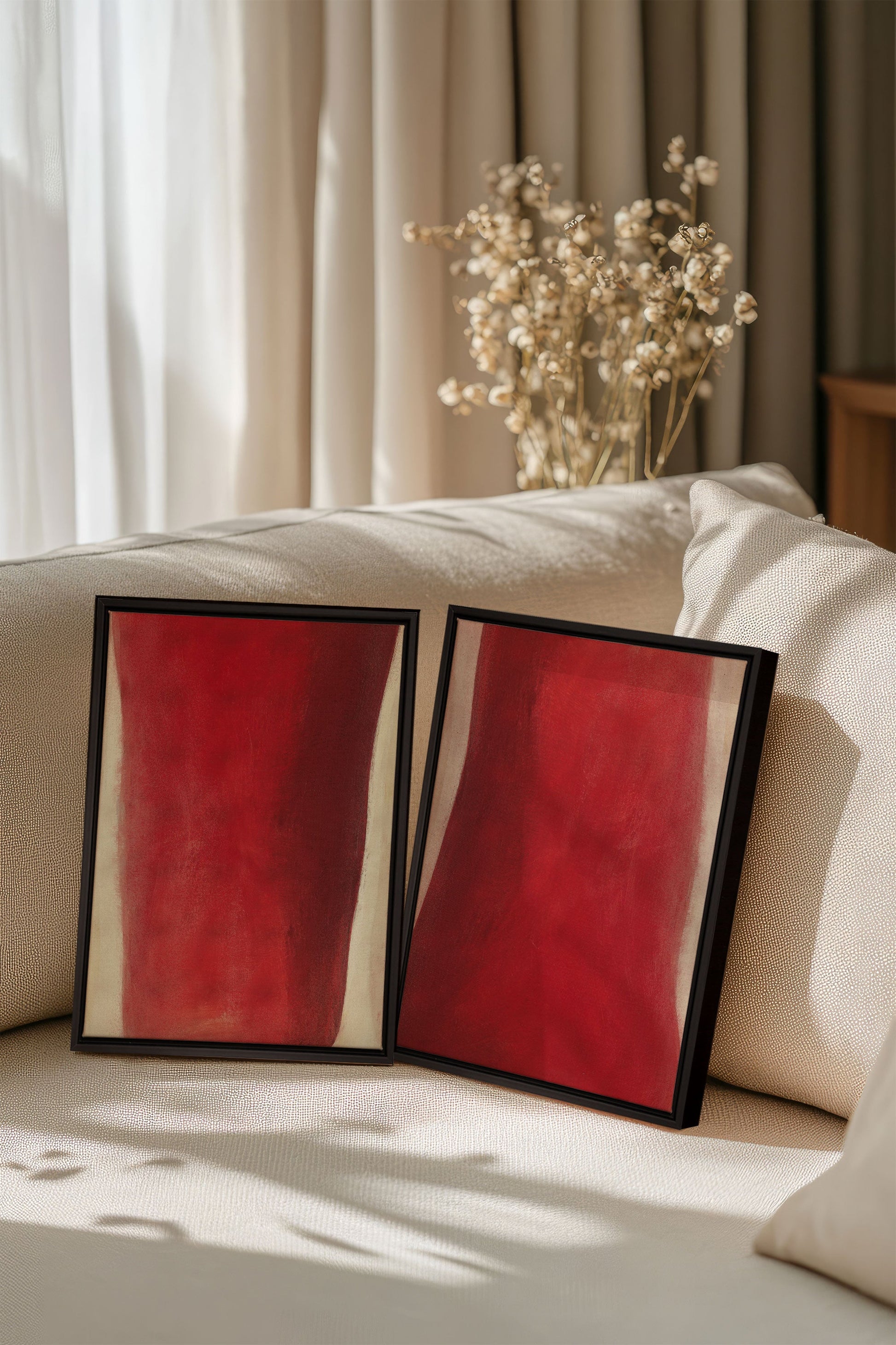 TWIN FLAMES (2 Stretched Canvas Artworks)