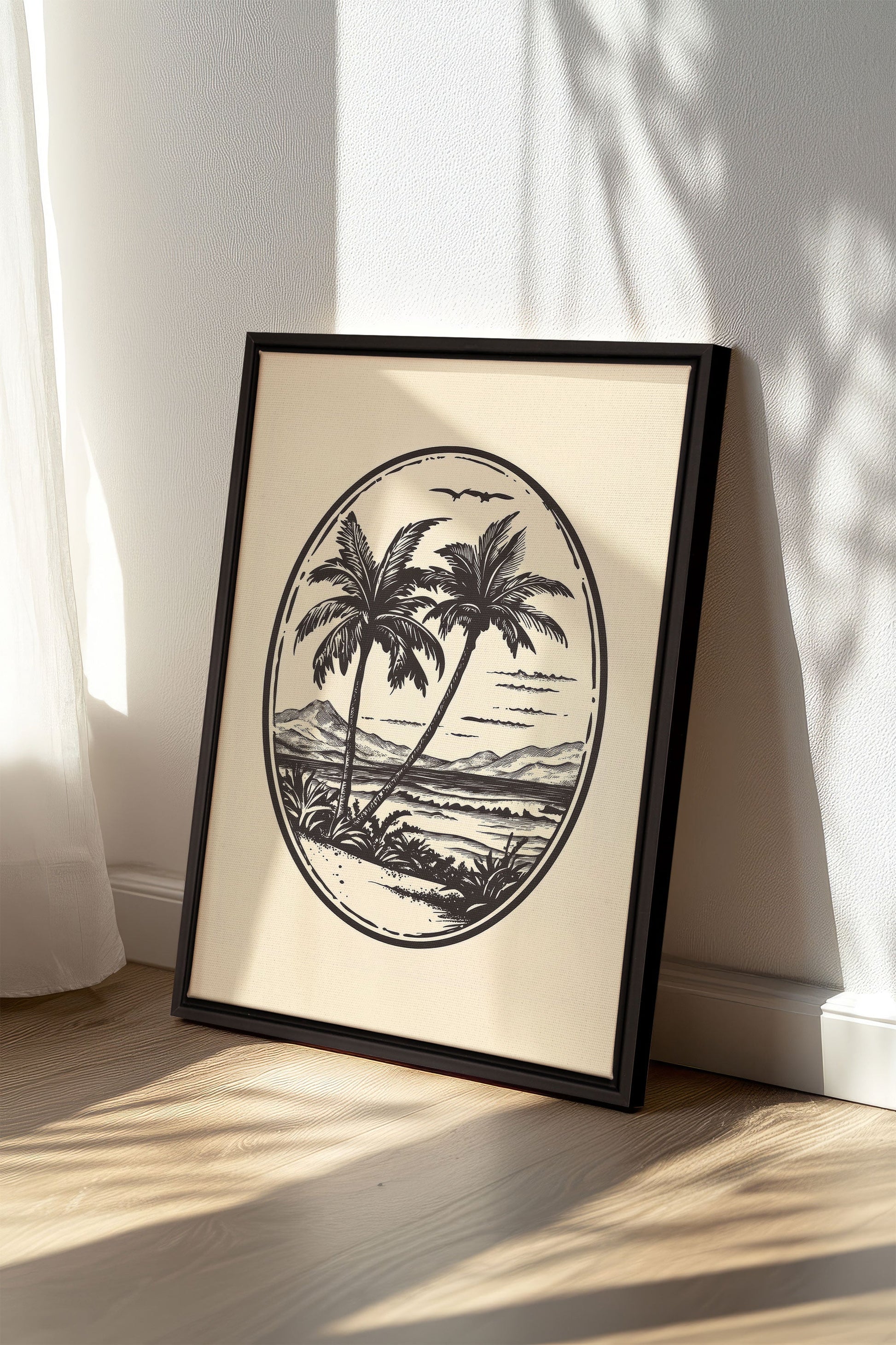 Island Escape, Stretched Canvas Artwork