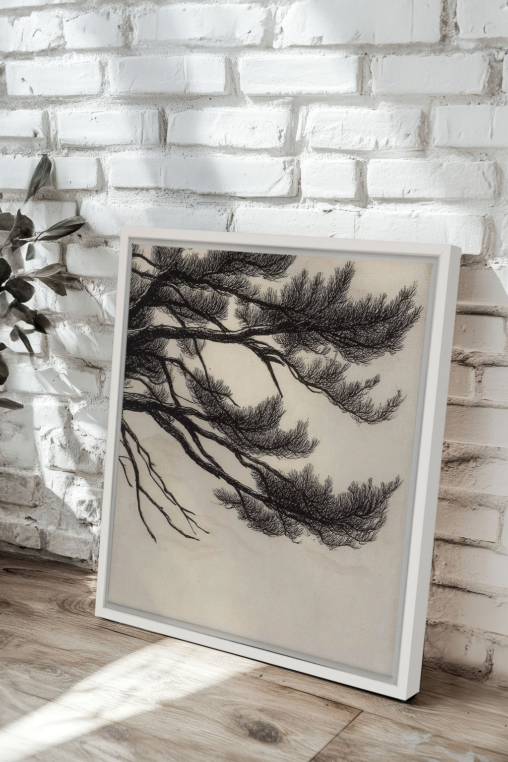 Windswept Pines, Stretched Canvas Artwork