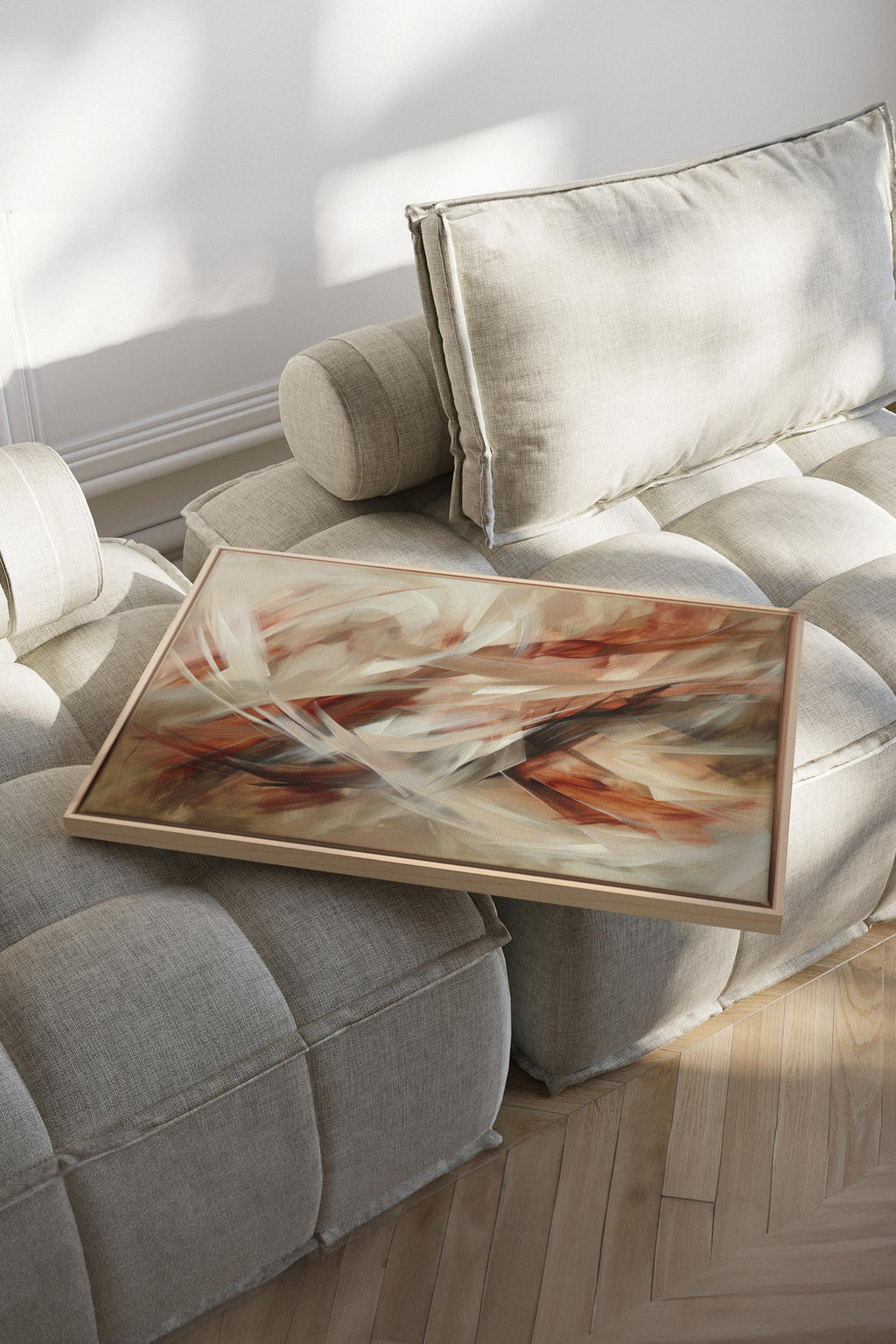 BLAZING SWIRLS, Stretched Canvas Artwork