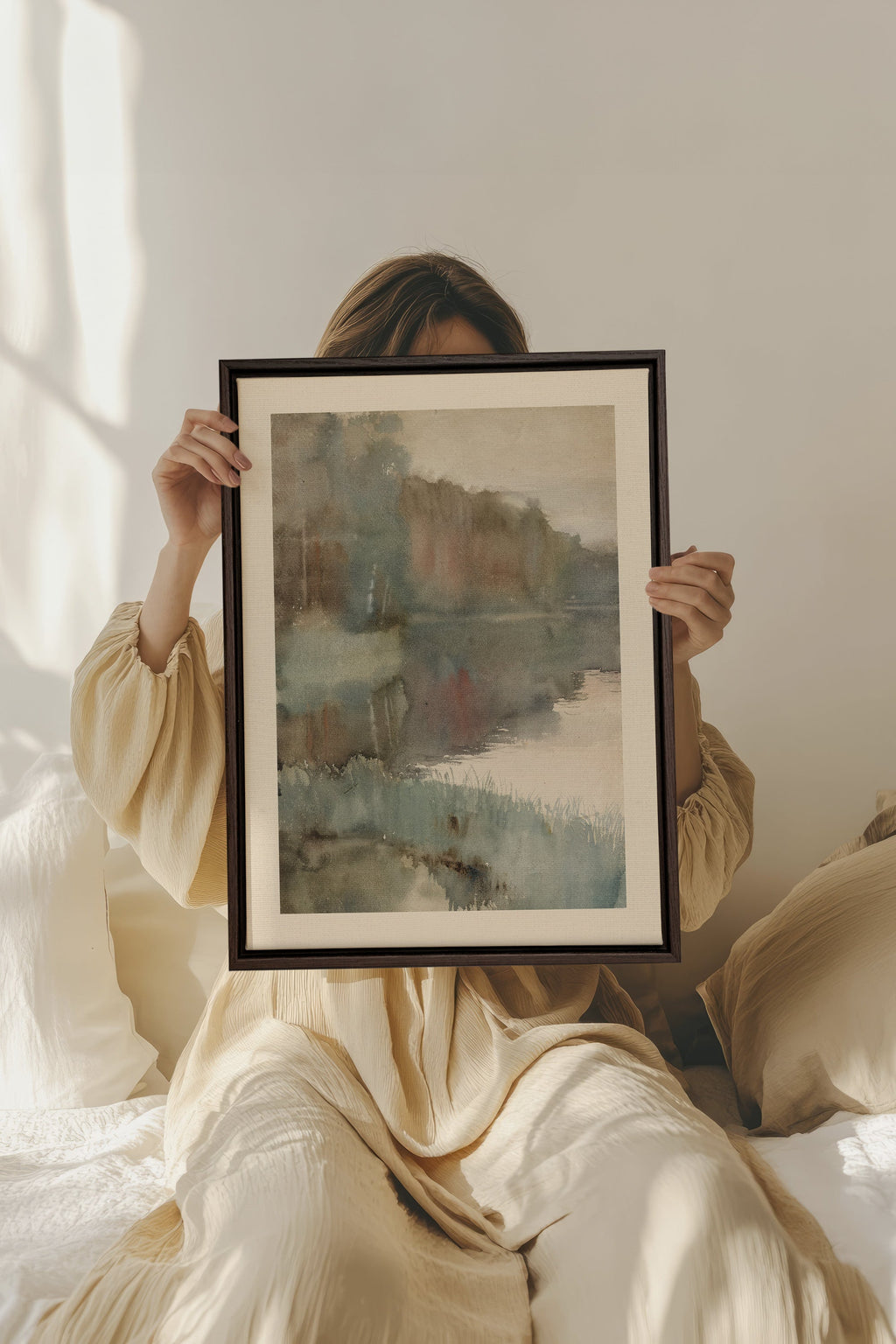 Echo of the Lake, Stretched Canvas Artwork