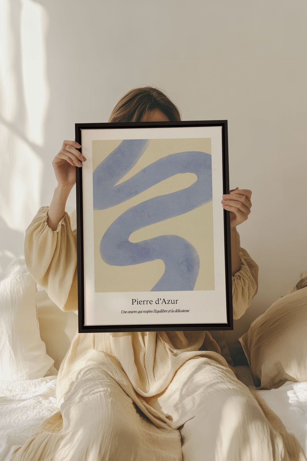 Azure Stone, Stretched Canvas Artwork