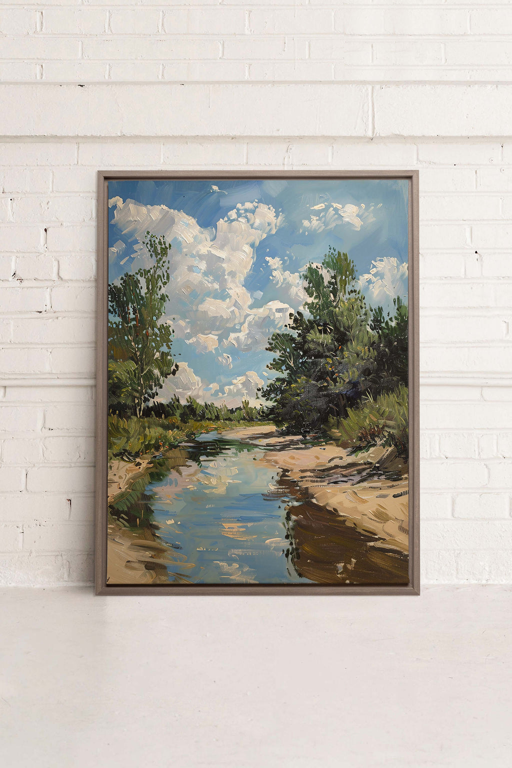 CREEK MIRAGE, Stretched Canvas Artwork