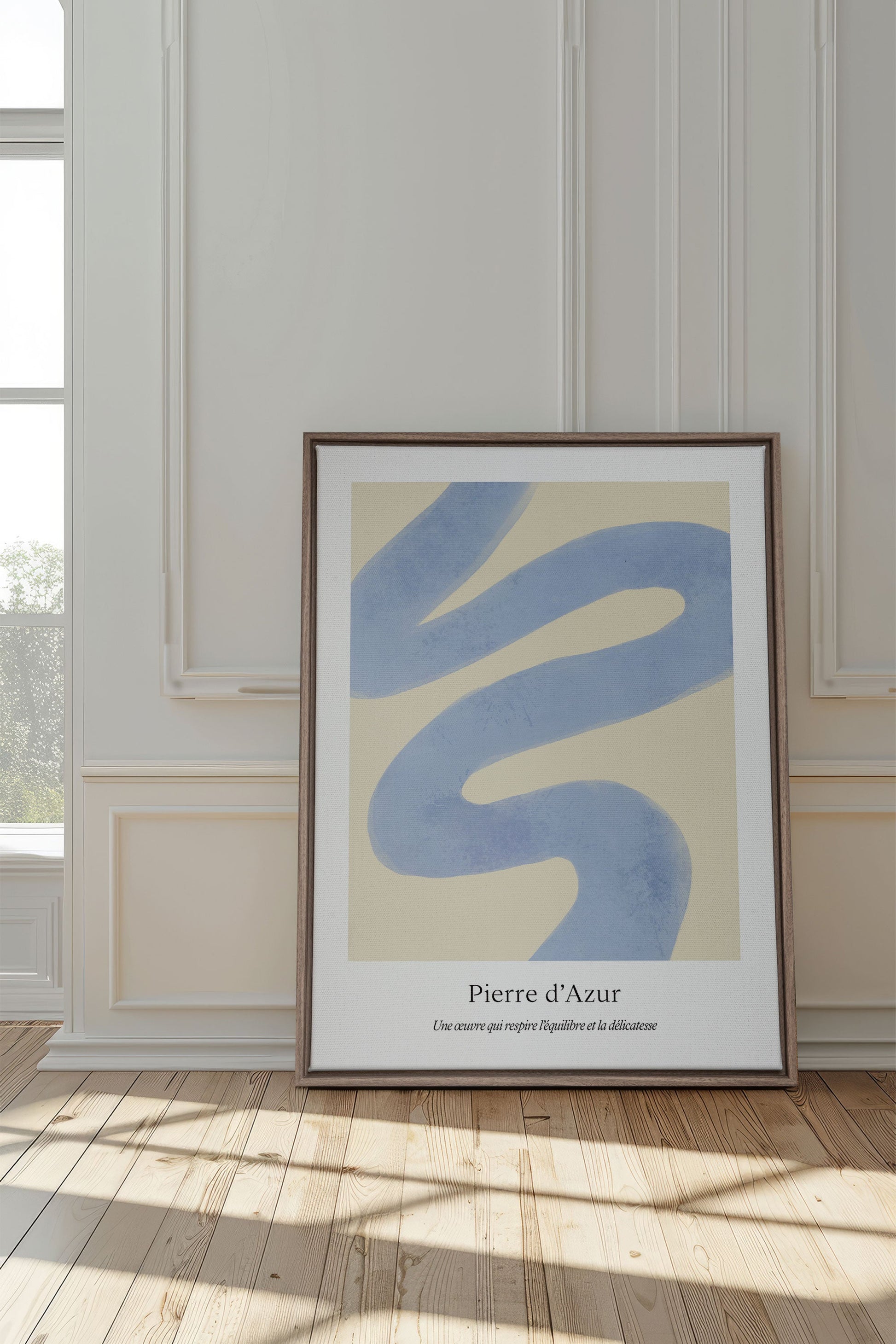 Azure Stone, Stretched Canvas Artwork
