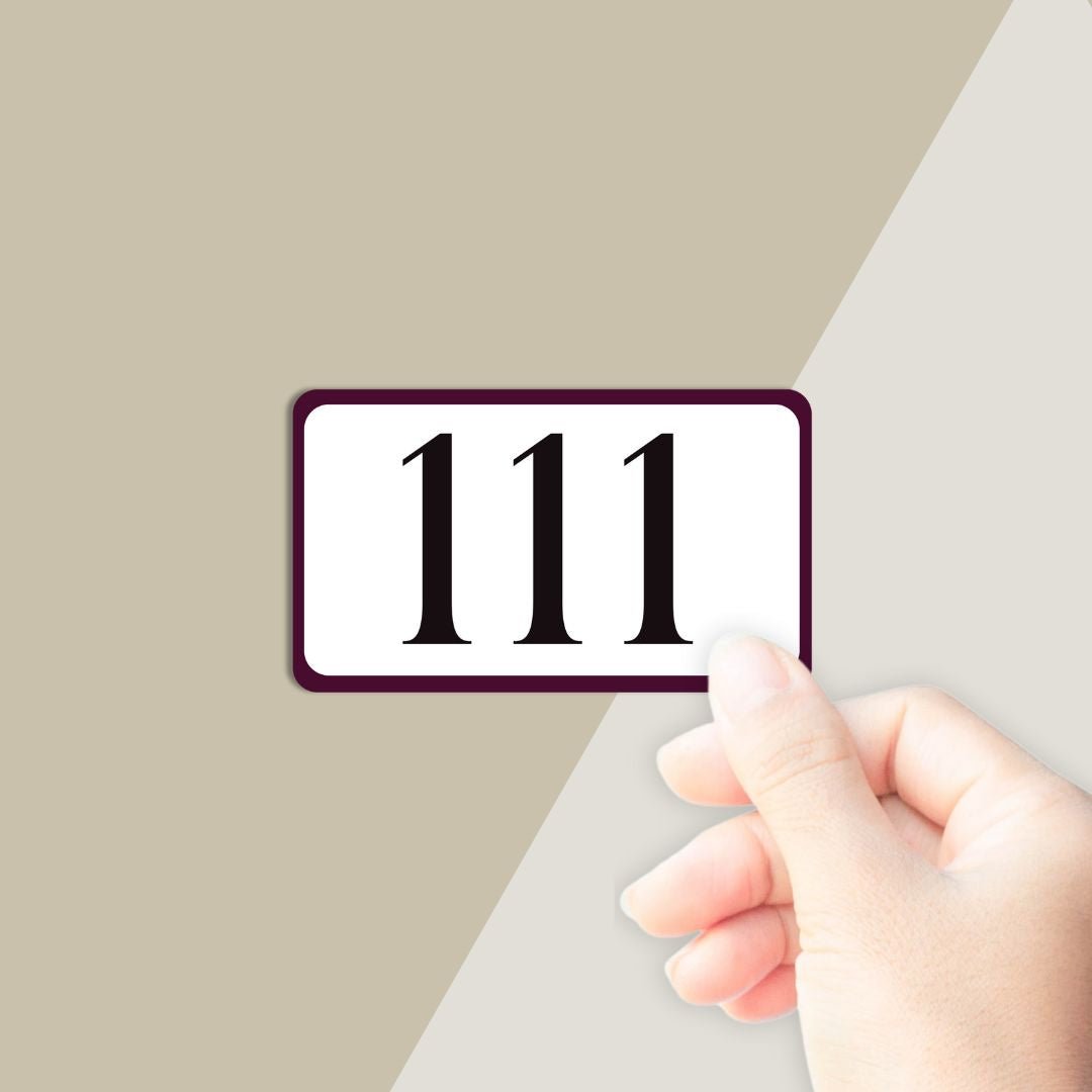 Autocollant 111