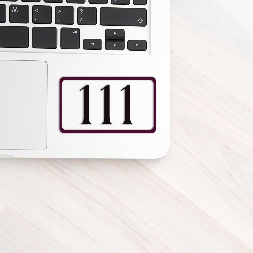 111 Sticker