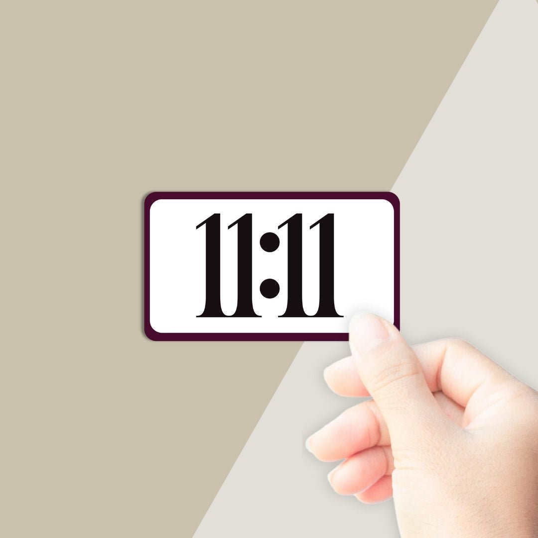 Autocollant 11:11