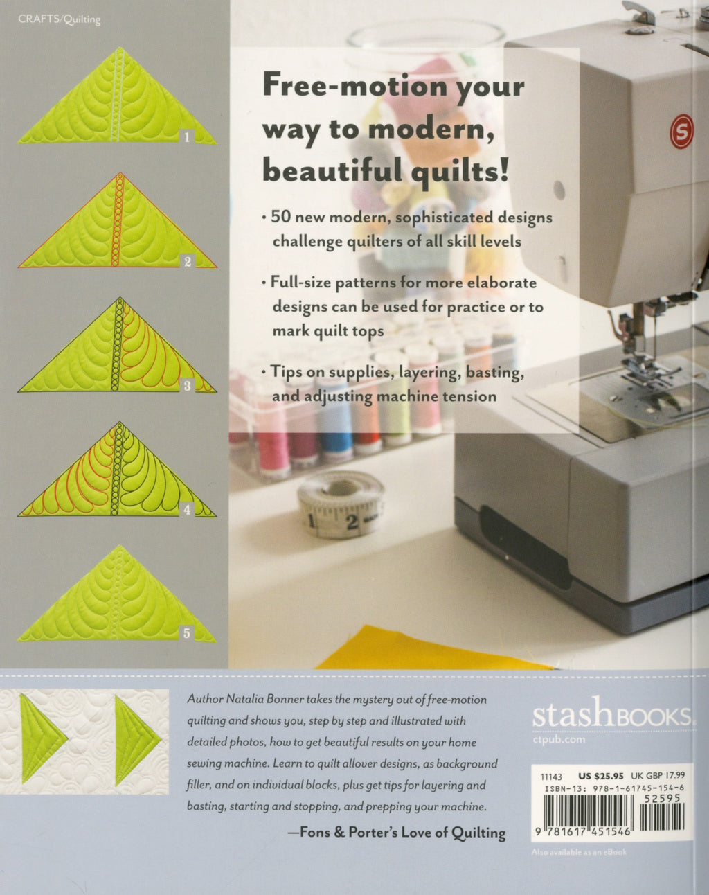 Prochaines étapes du matelassage à la machine : pied à mouvement libre et pied à coulisse