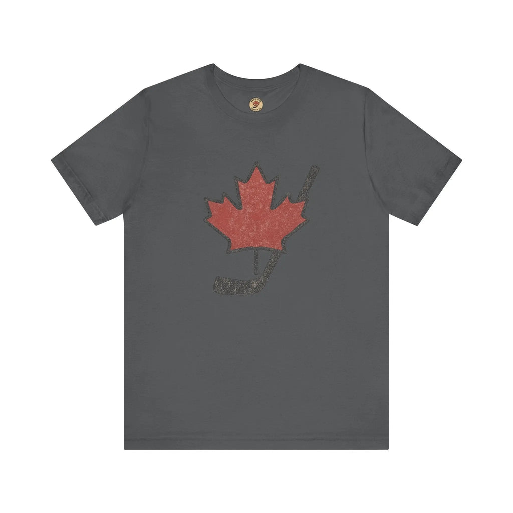 Maple Leaf Hockey Stick T-Shirt – Canadian Pride Shirt