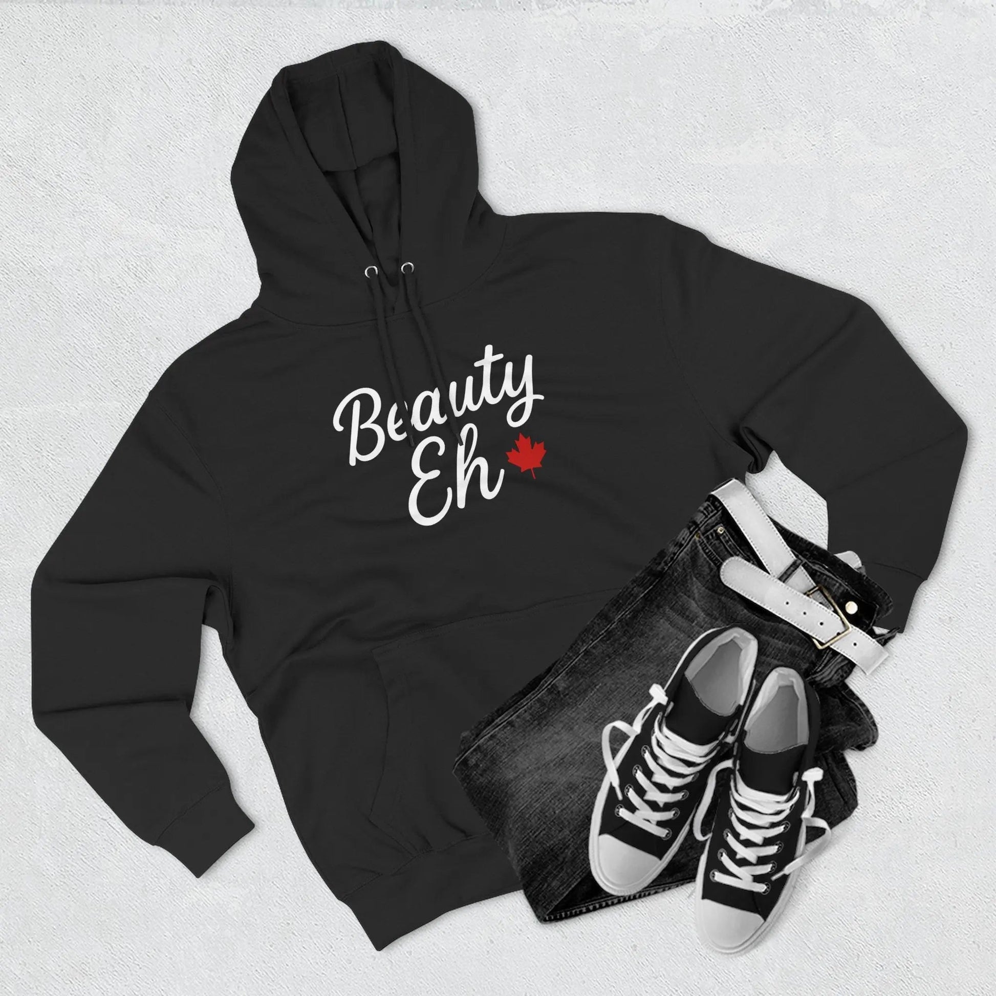 Maple Stick Fleece Hoodie – Canadian Beauty Eh Pullover