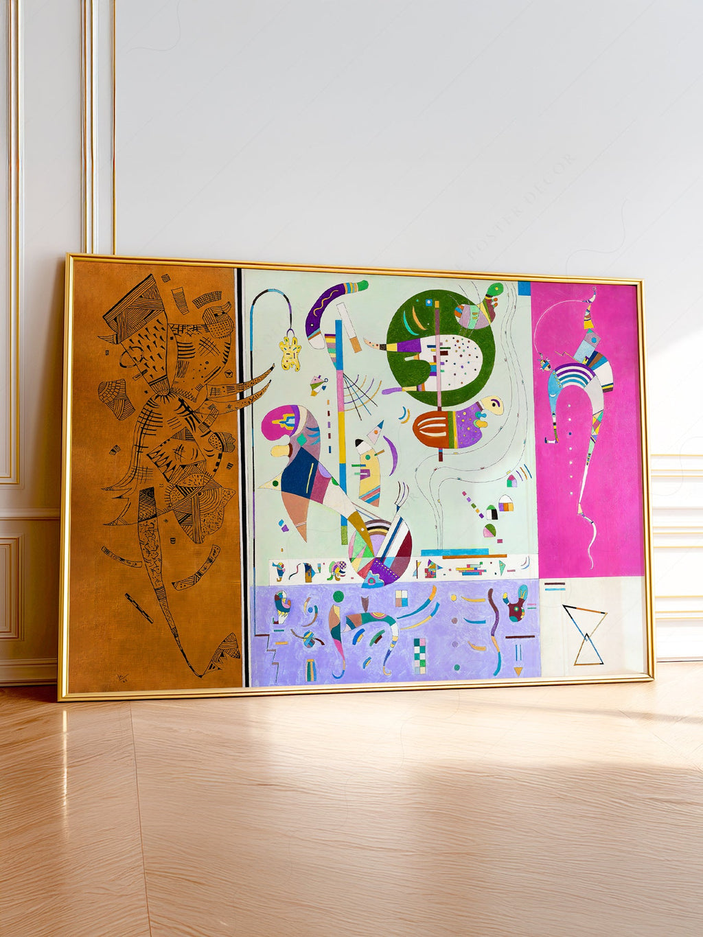 Wassily Kandinsky Parties Diverses Art Print – Abstract Modern Wall Decor