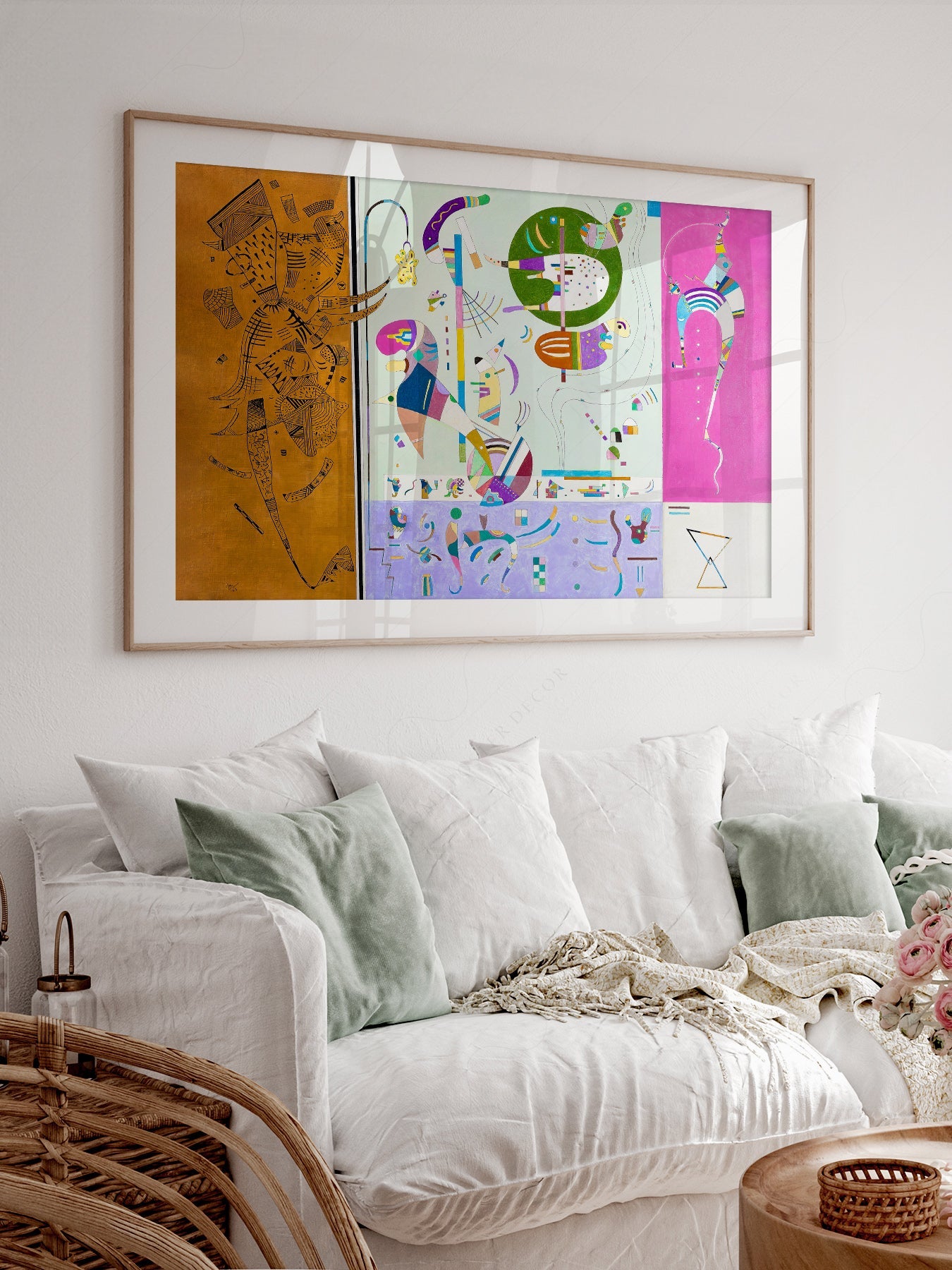 Wassily Kandinsky Parties Diverses Art Print – Abstract Modern Wall Decor