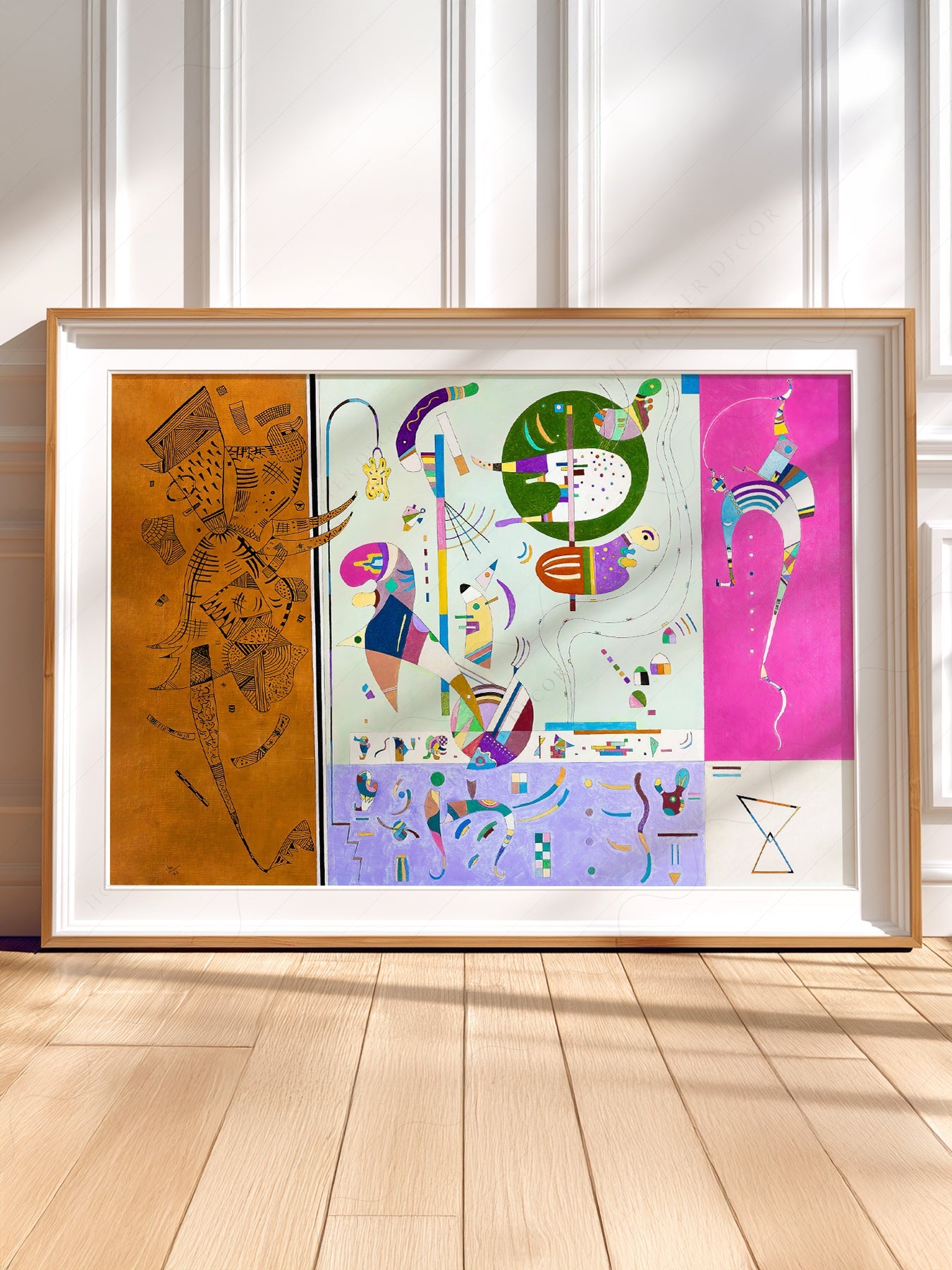 Wassily Kandinsky Parties Diverses Art Print – Abstract Modern Wall Decor