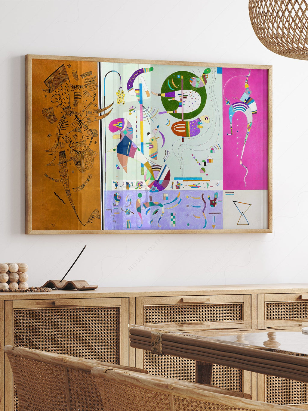 Wassily Kandinsky Parties Diverses Art Print – Abstract Modern Wall Decor