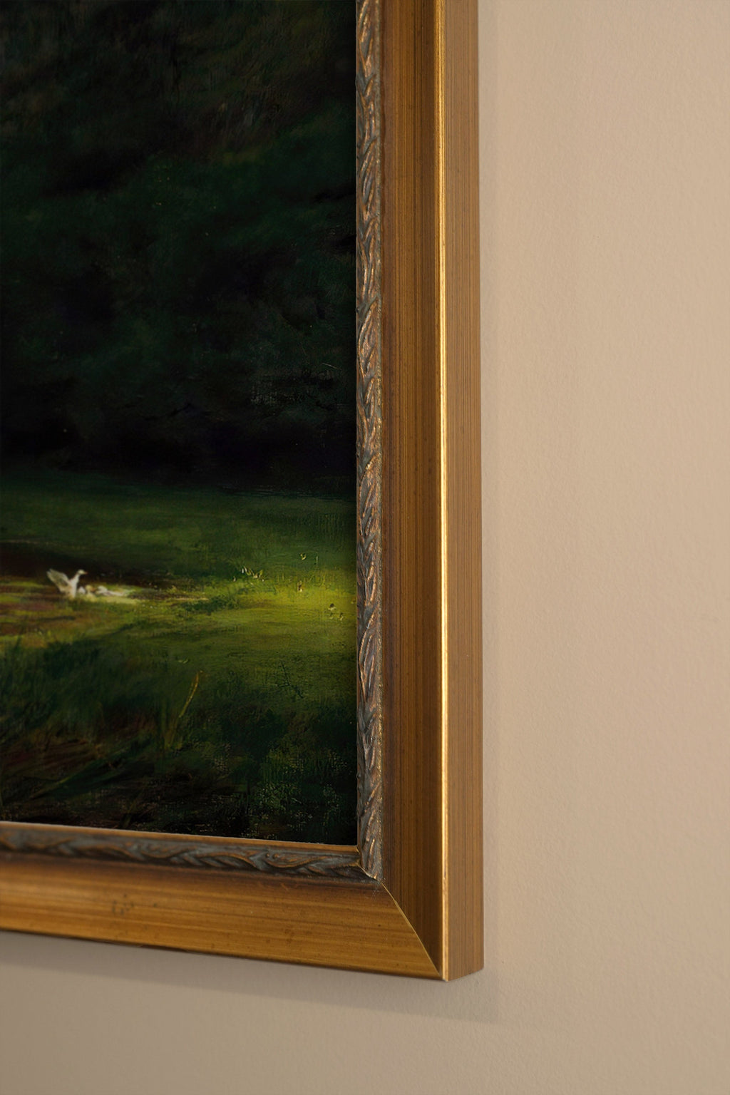 Evening Softness, Vintage Frame Gold