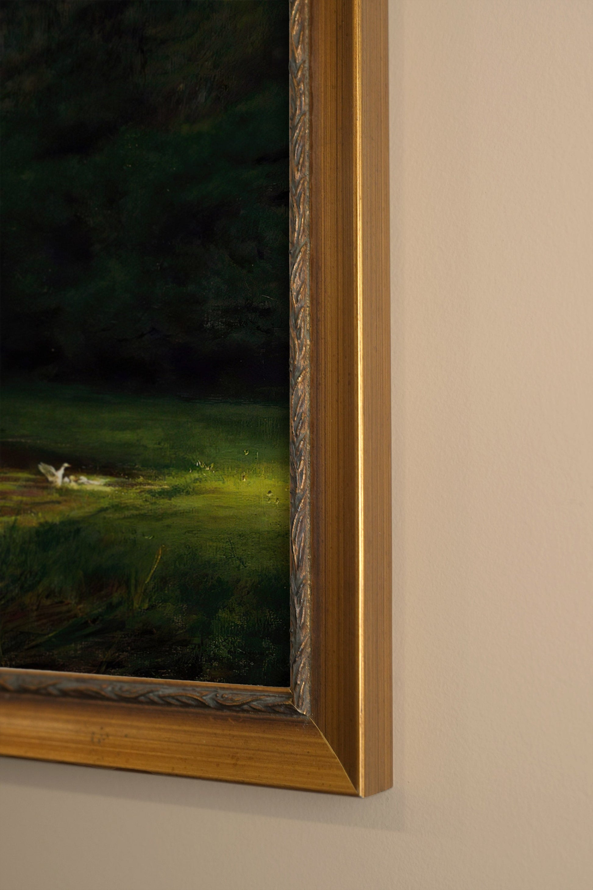 Evening Softness, Vintage Frame Gold