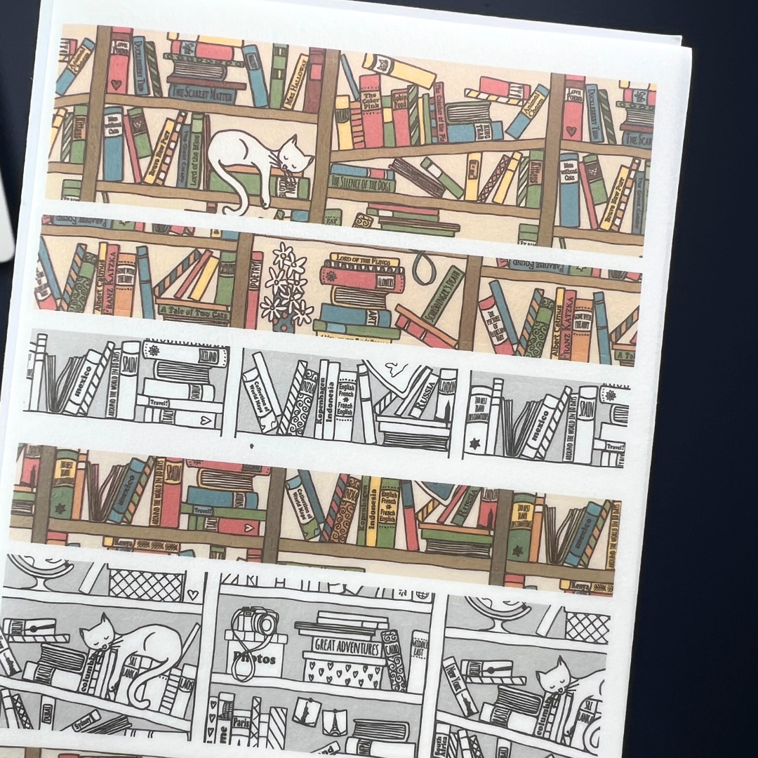 Bookshelf Washi