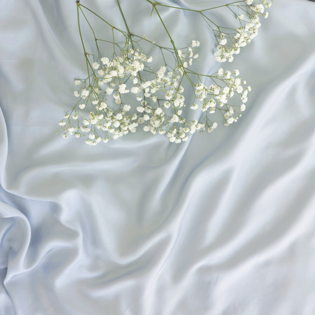 Ensemble de draps en satin de bambou biologique
