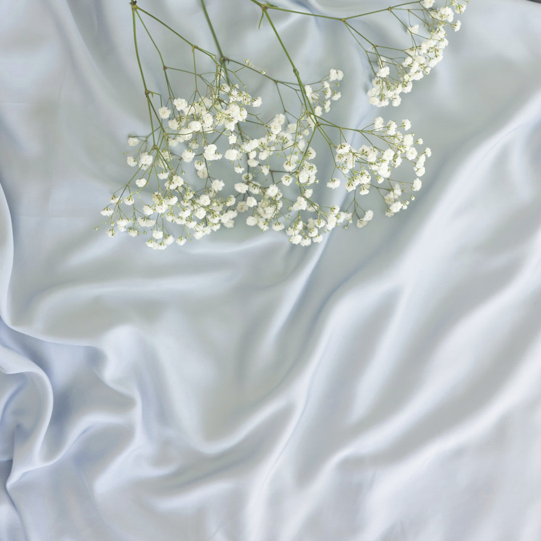 Ensemble de draps en satin de bambou biologique