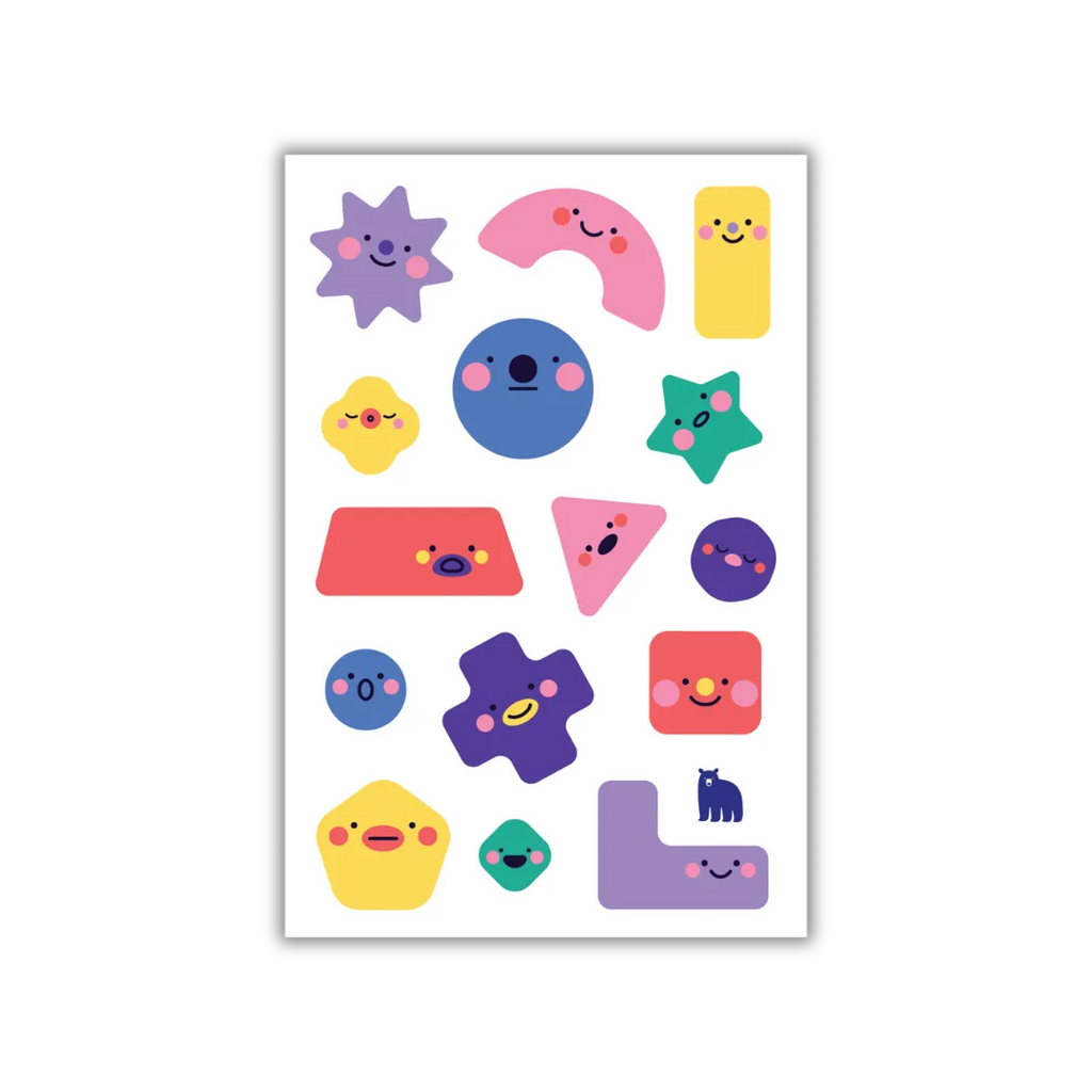 Staying in Shape - Four Bears Sticker Club