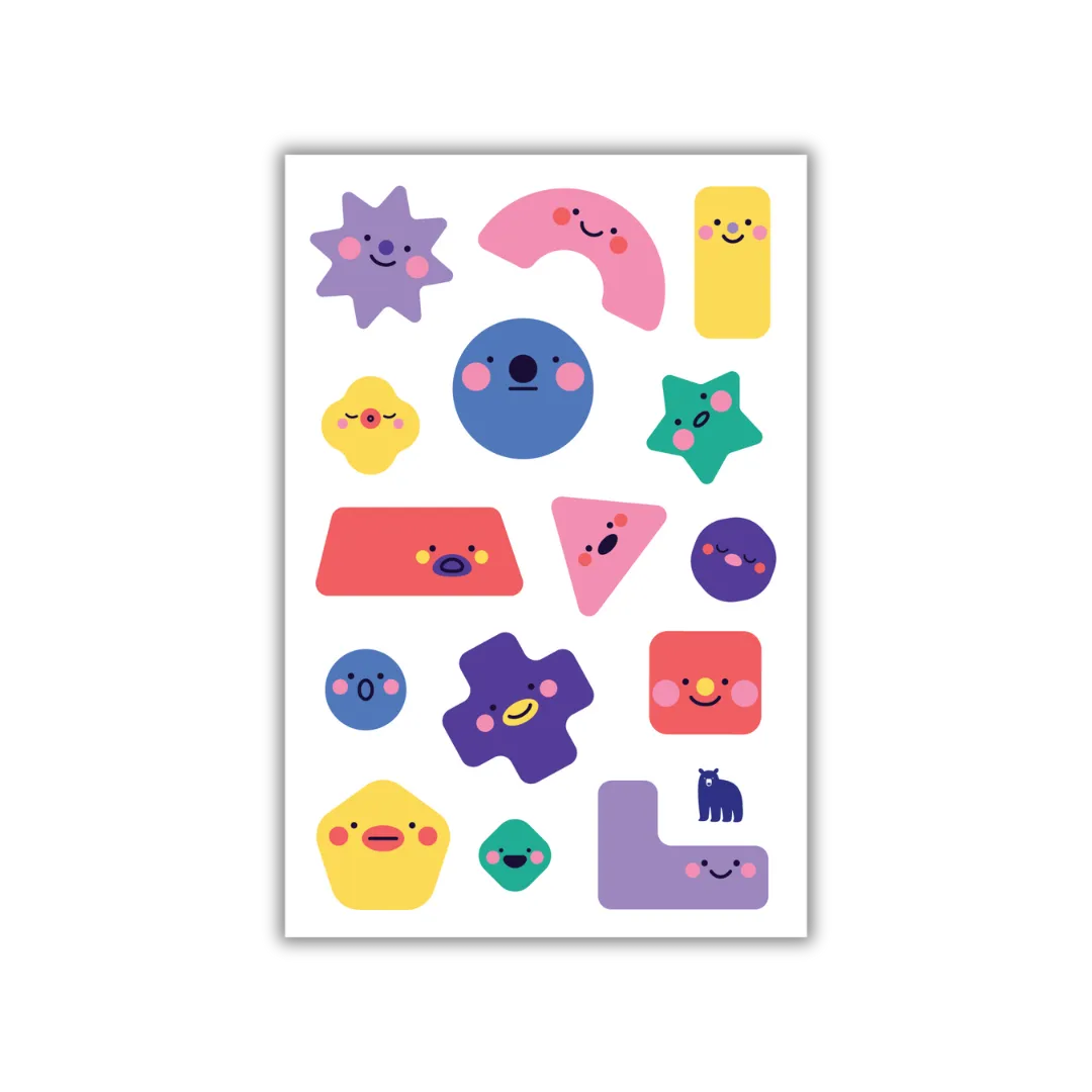 Staying in Shape - Four Bears Sticker Club