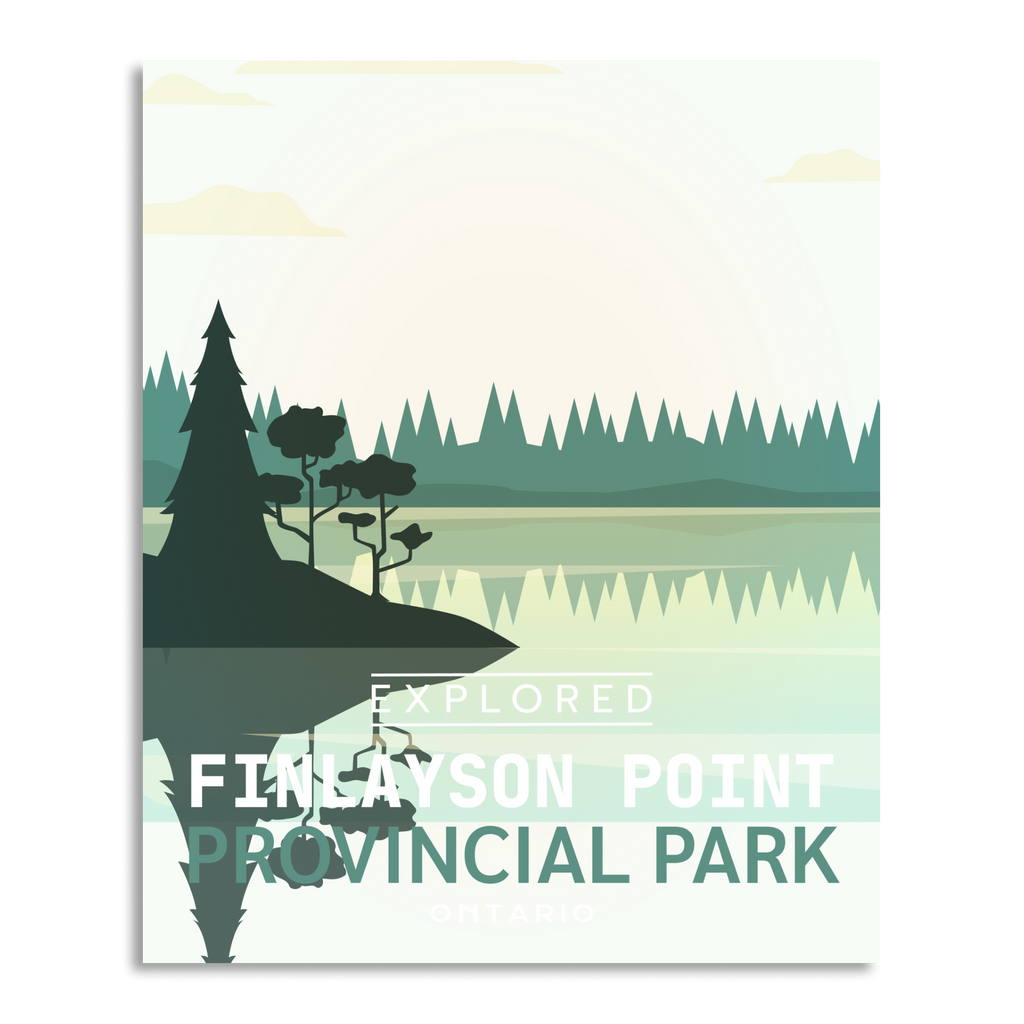 Finlayson Point Provincial Park 'Explored' Poster
