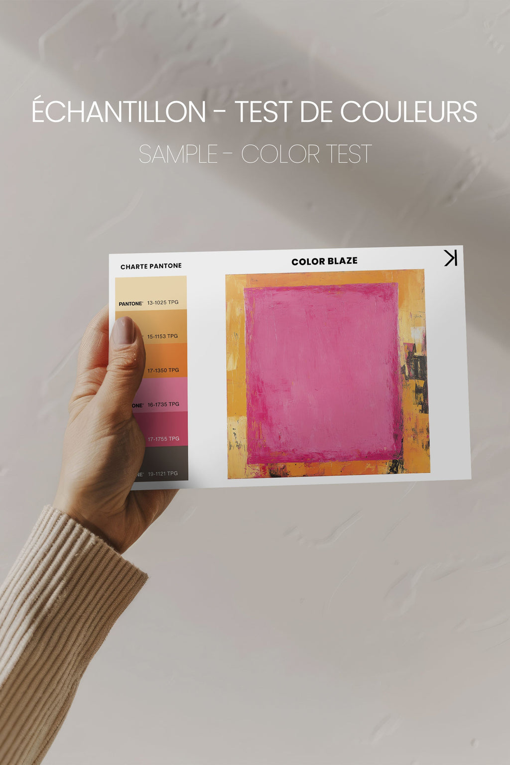 COLOR BLAZE, Stretched Canvas Artwork