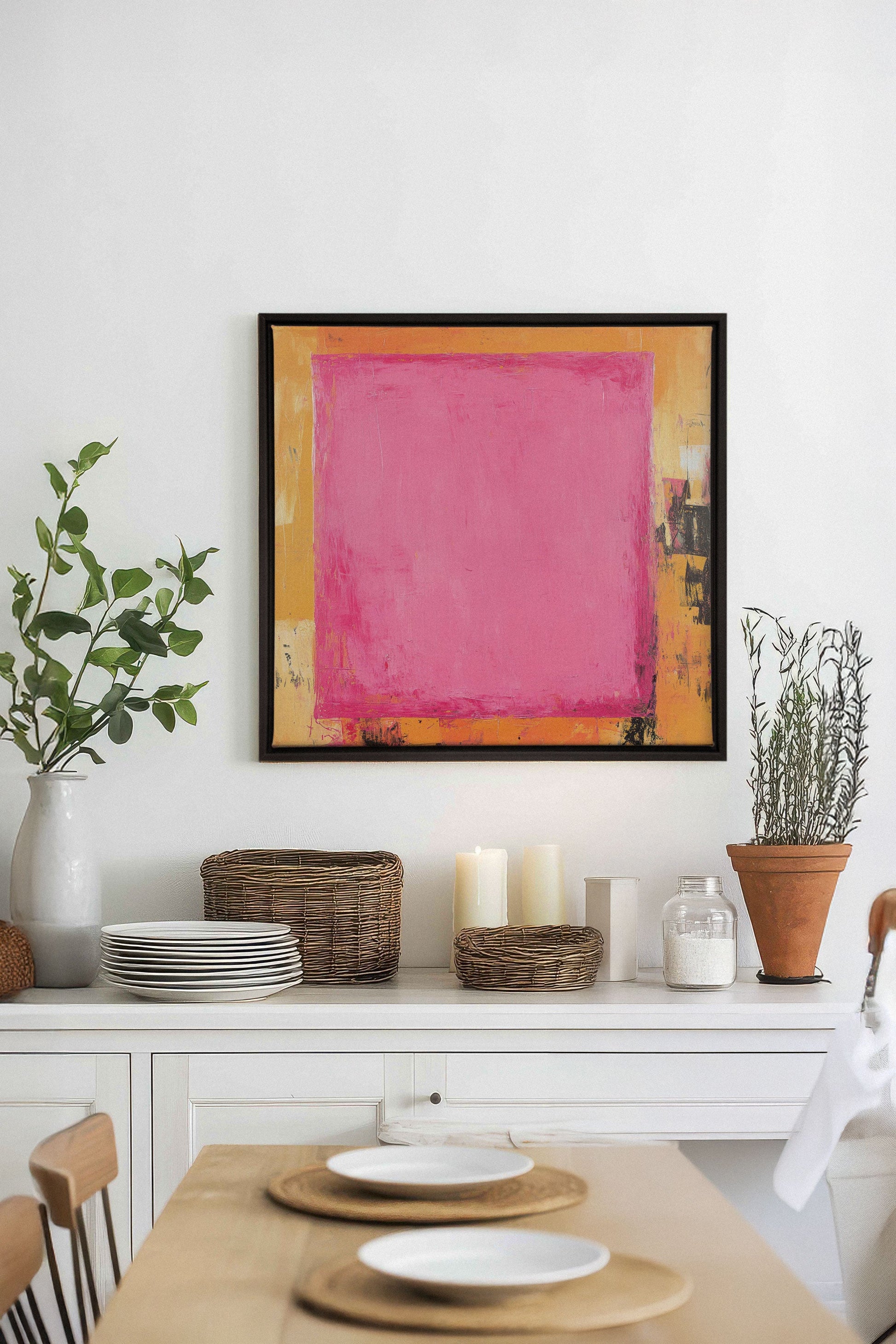 COLOR BLAZE, Stretched Canvas Artwork