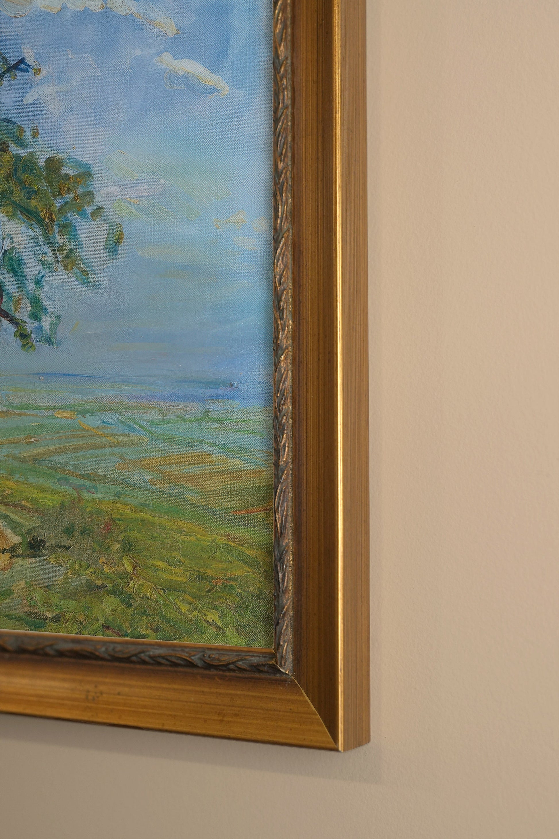 Joyful Getaway, Vintage Frame Gold
