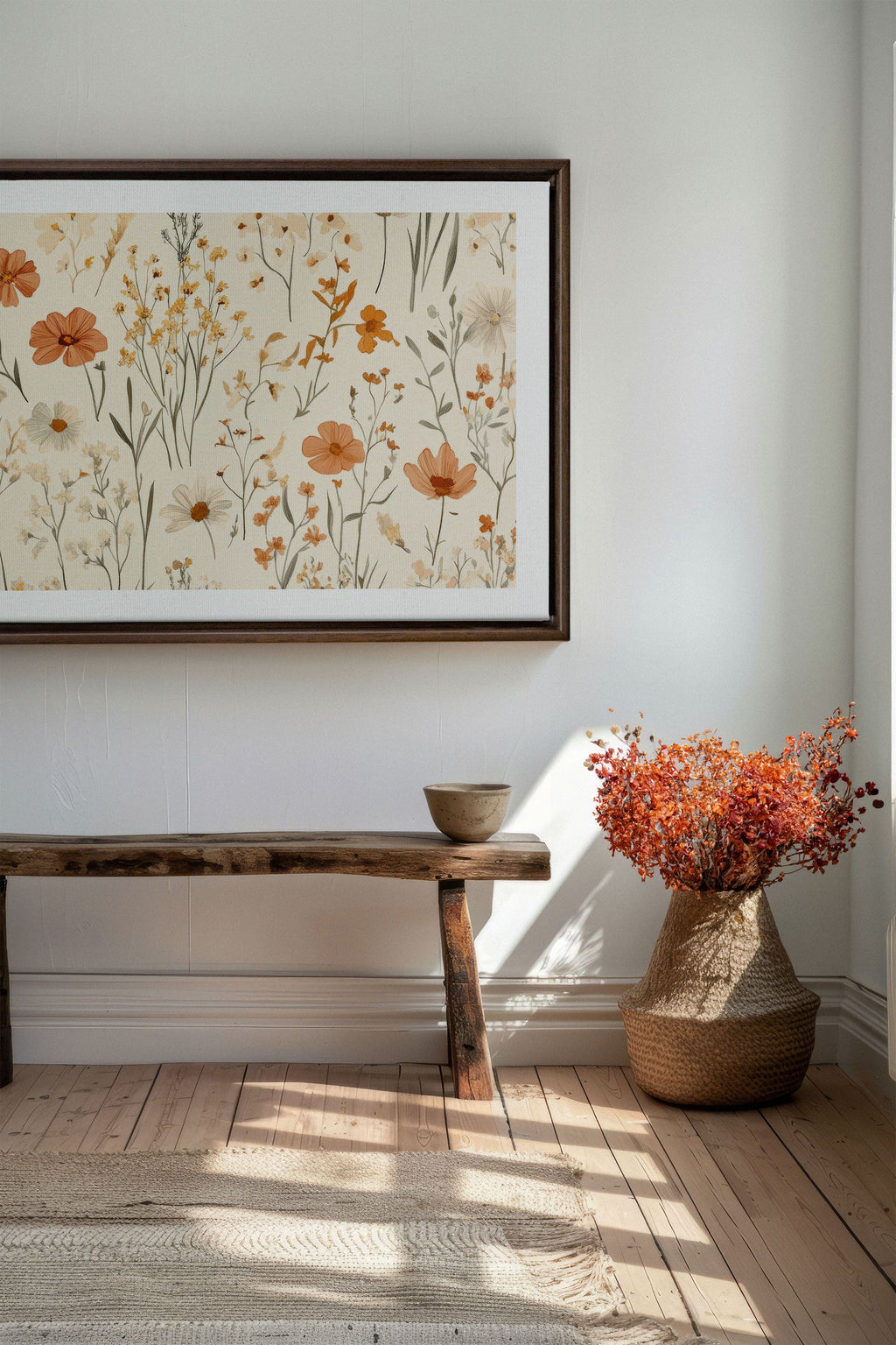 AUTUMN GARDEN, Stretched Canvas Artwork
