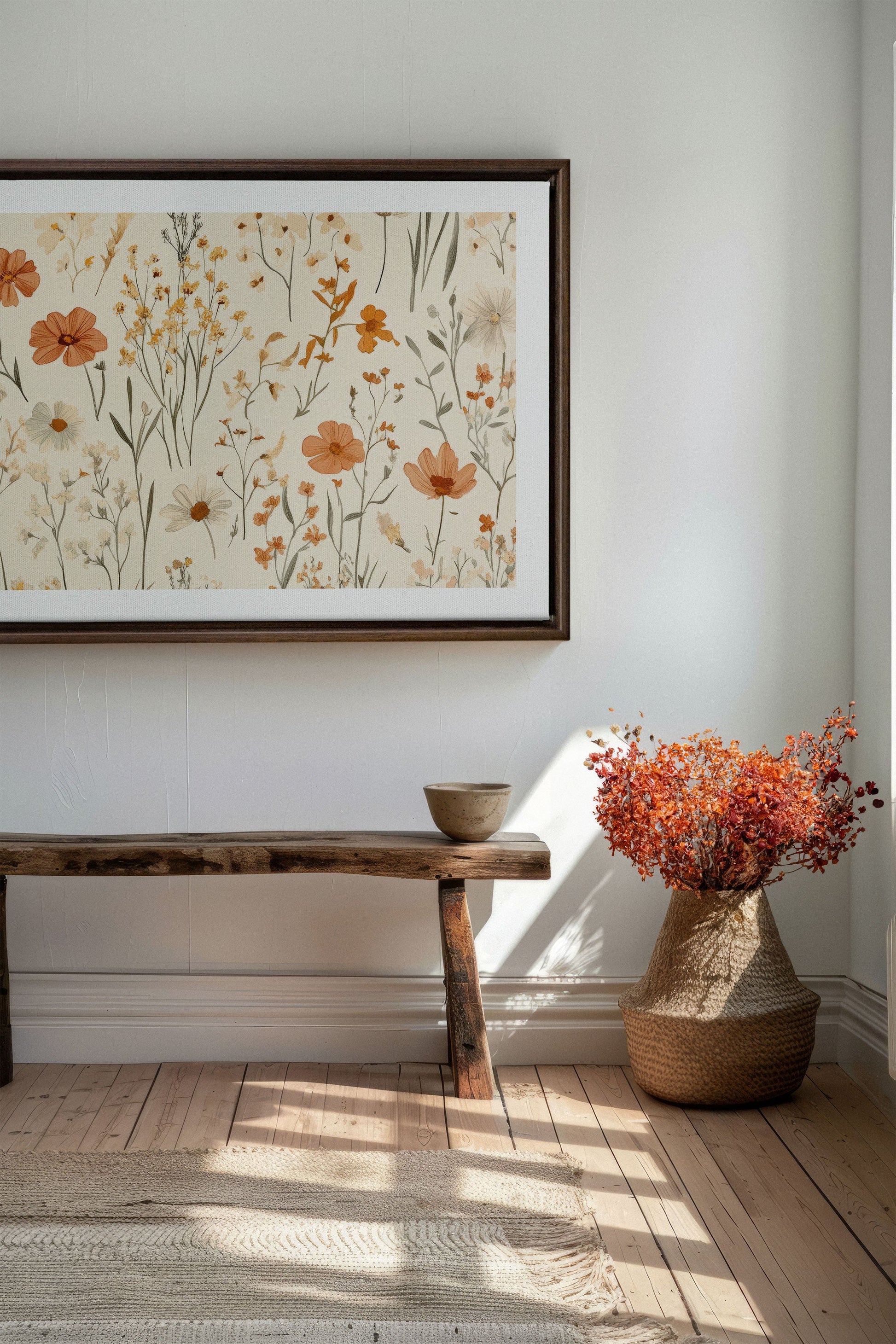 AUTUMN GARDEN, Stretched Canvas Artwork