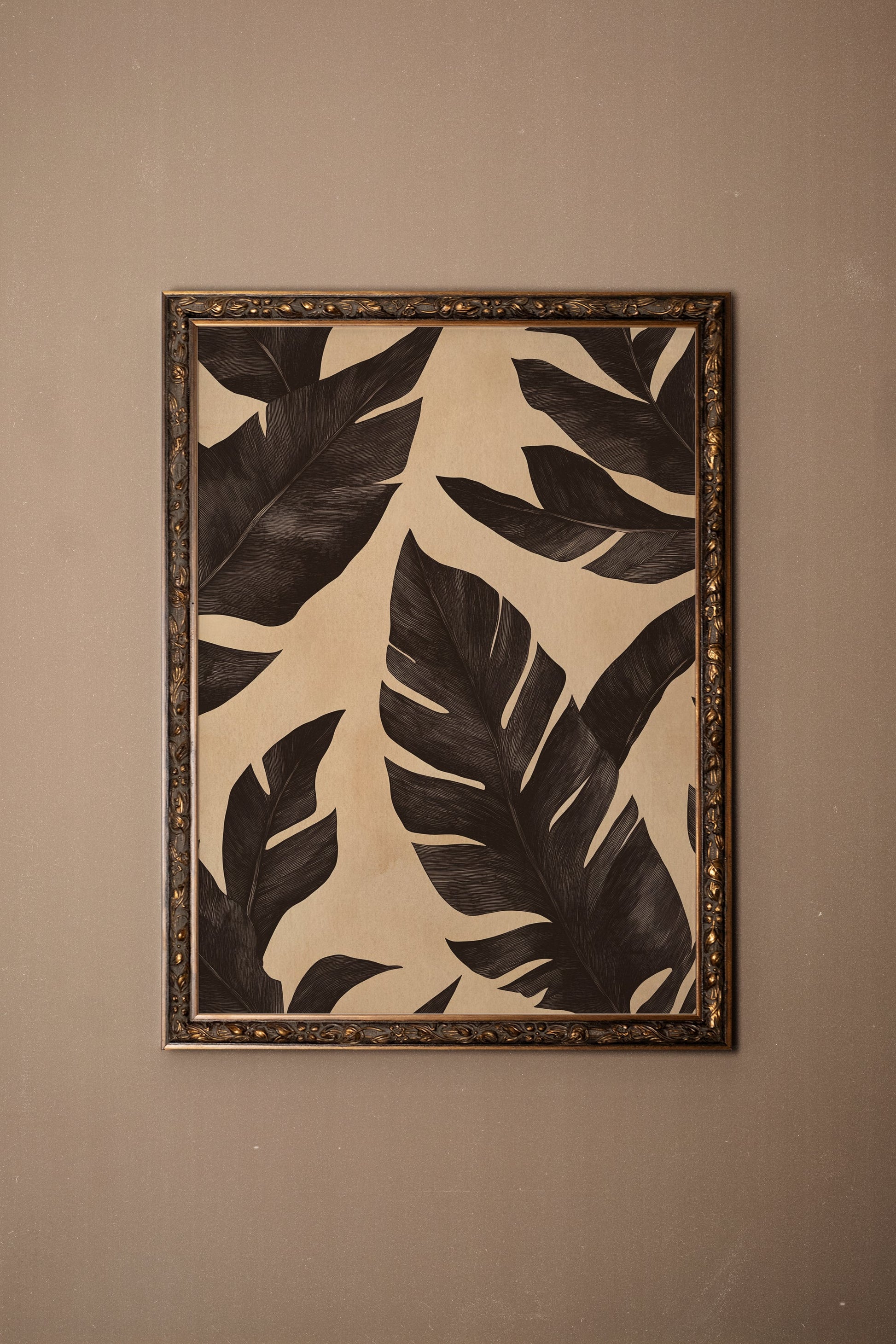 Natural Ebony, Vintage Bronze Frame