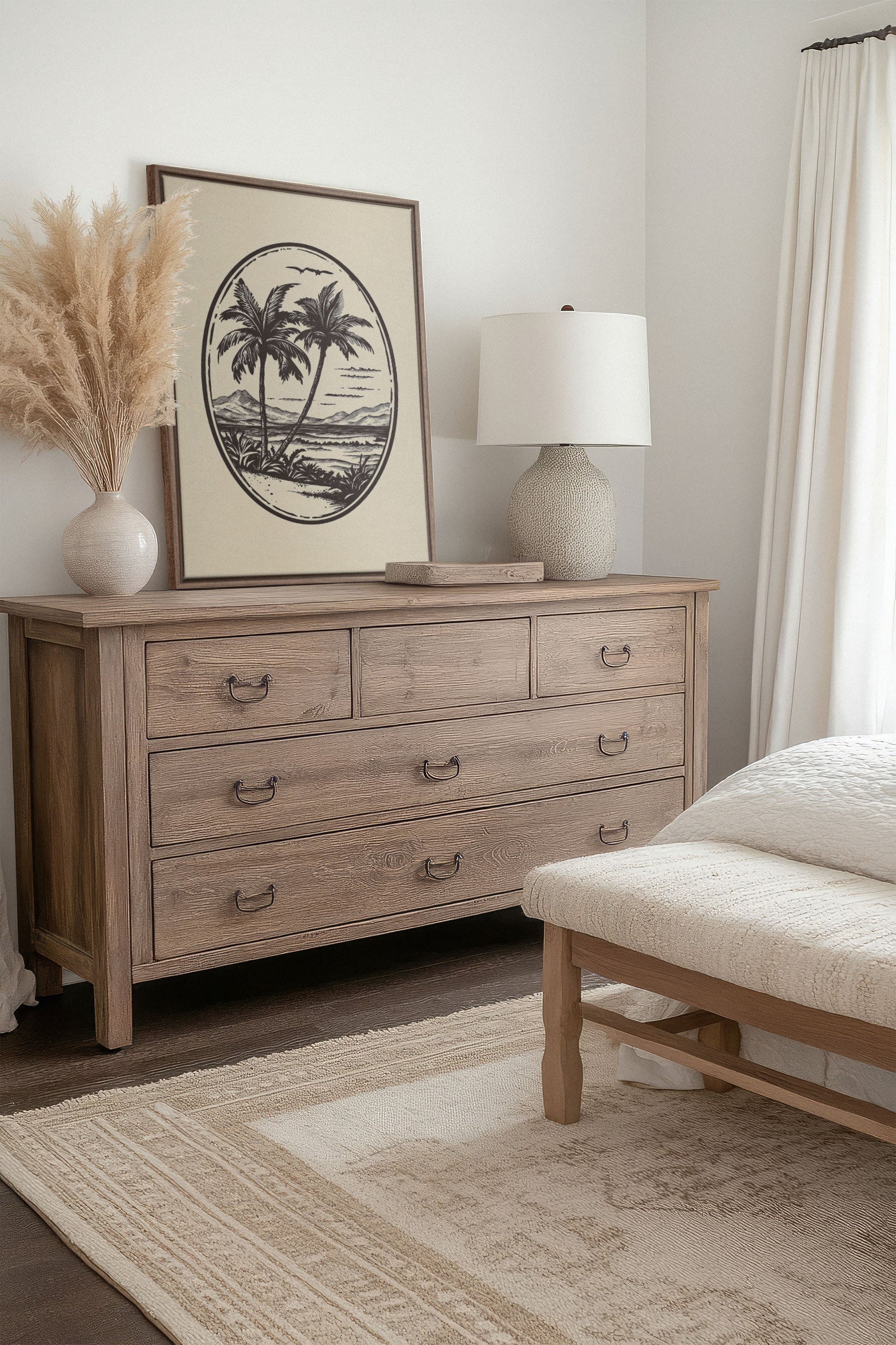 Island Escape, Stretched Canvas Artwork