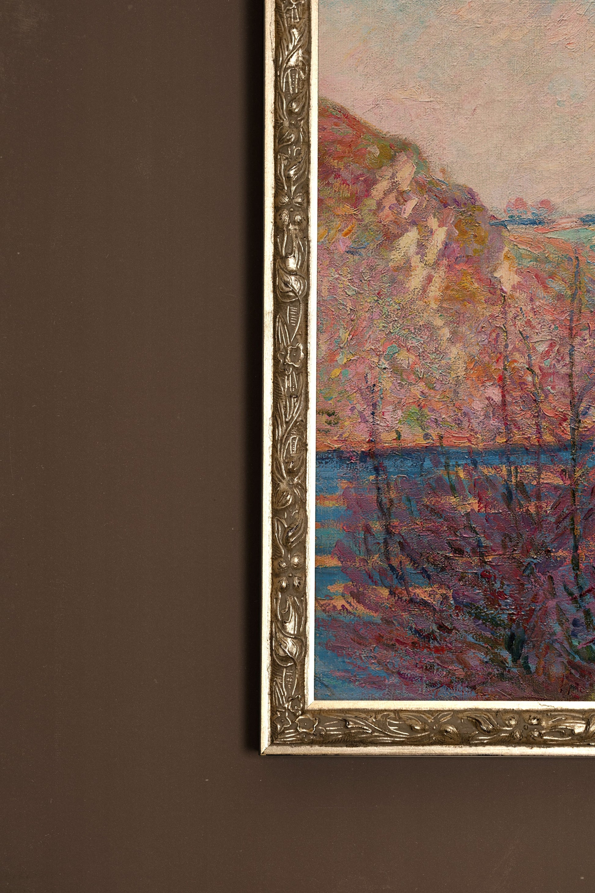 Seasonal Glow, Vintage Silver Frame