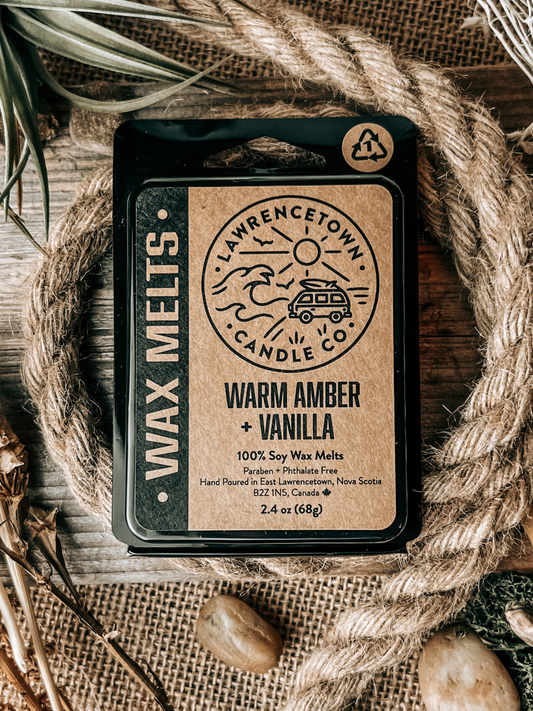 WARM AMBER +VANILLA WAX MELTS
