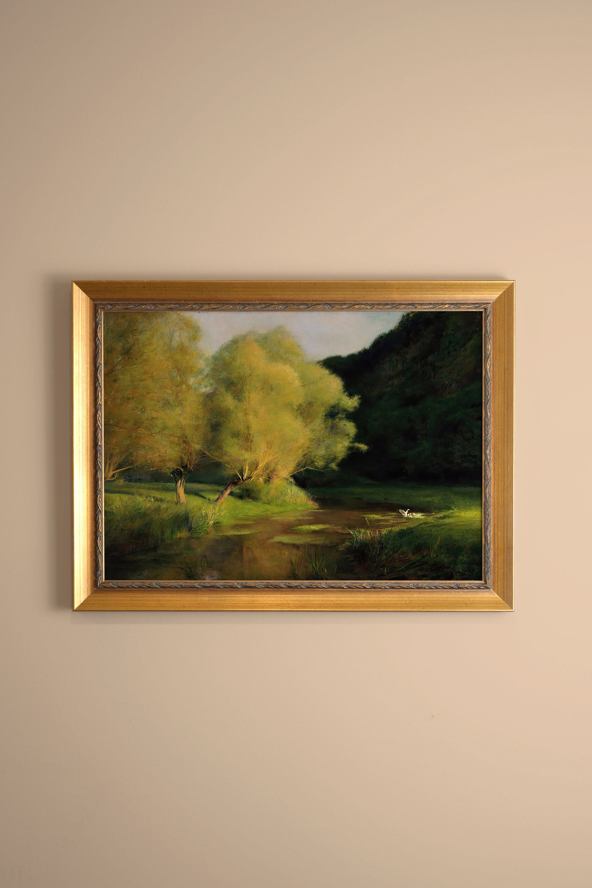 Evening Softness, Vintage Frame Gold