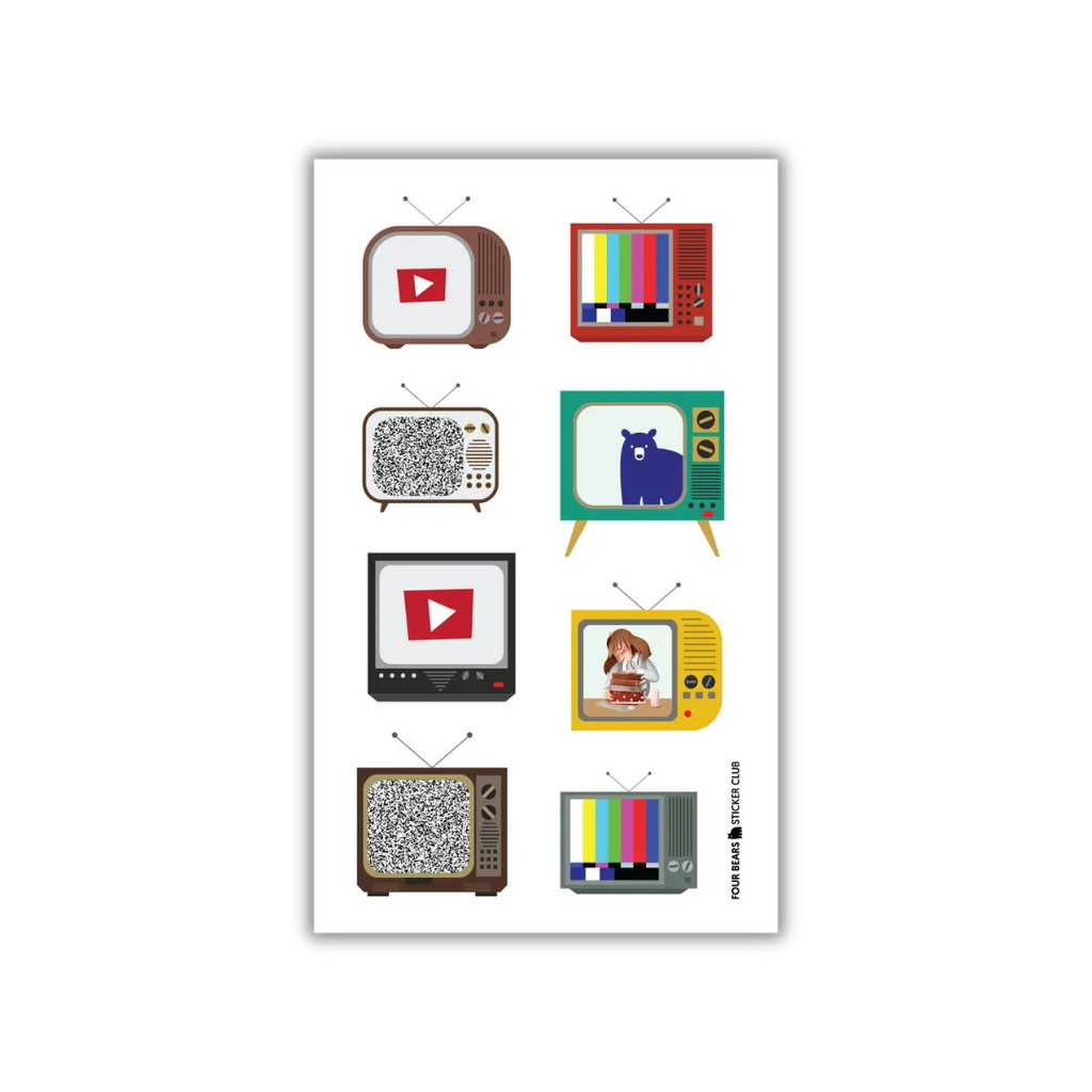 TV Time - Four Bears Sticker Club