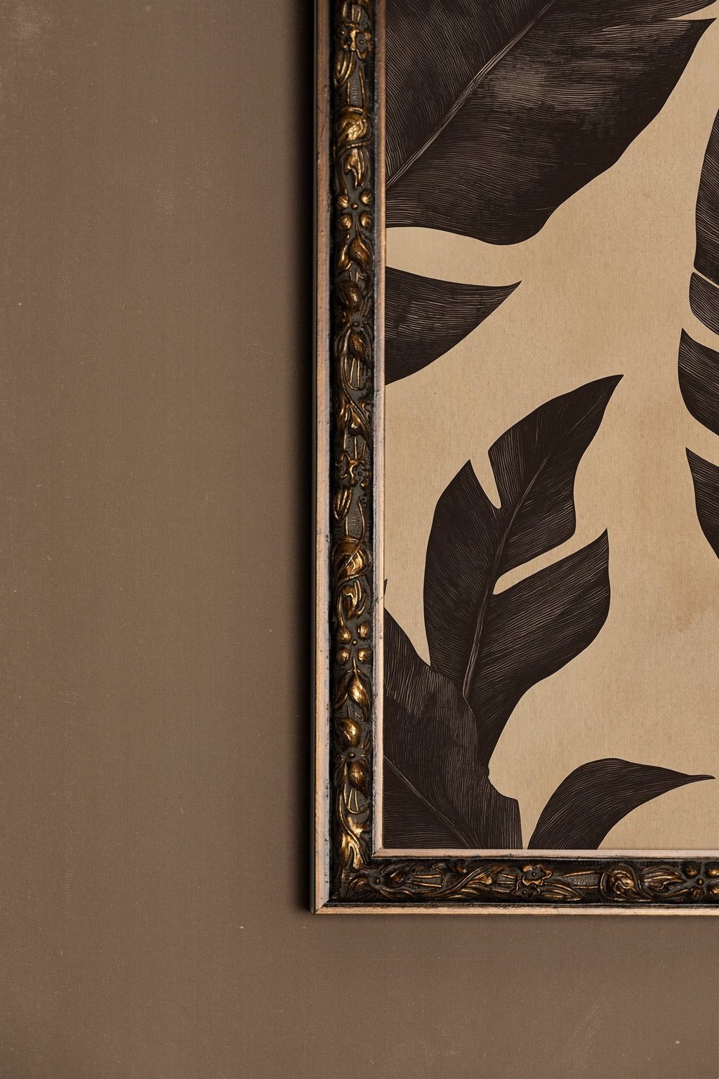 Natural Ebony, Vintage Bronze Frame