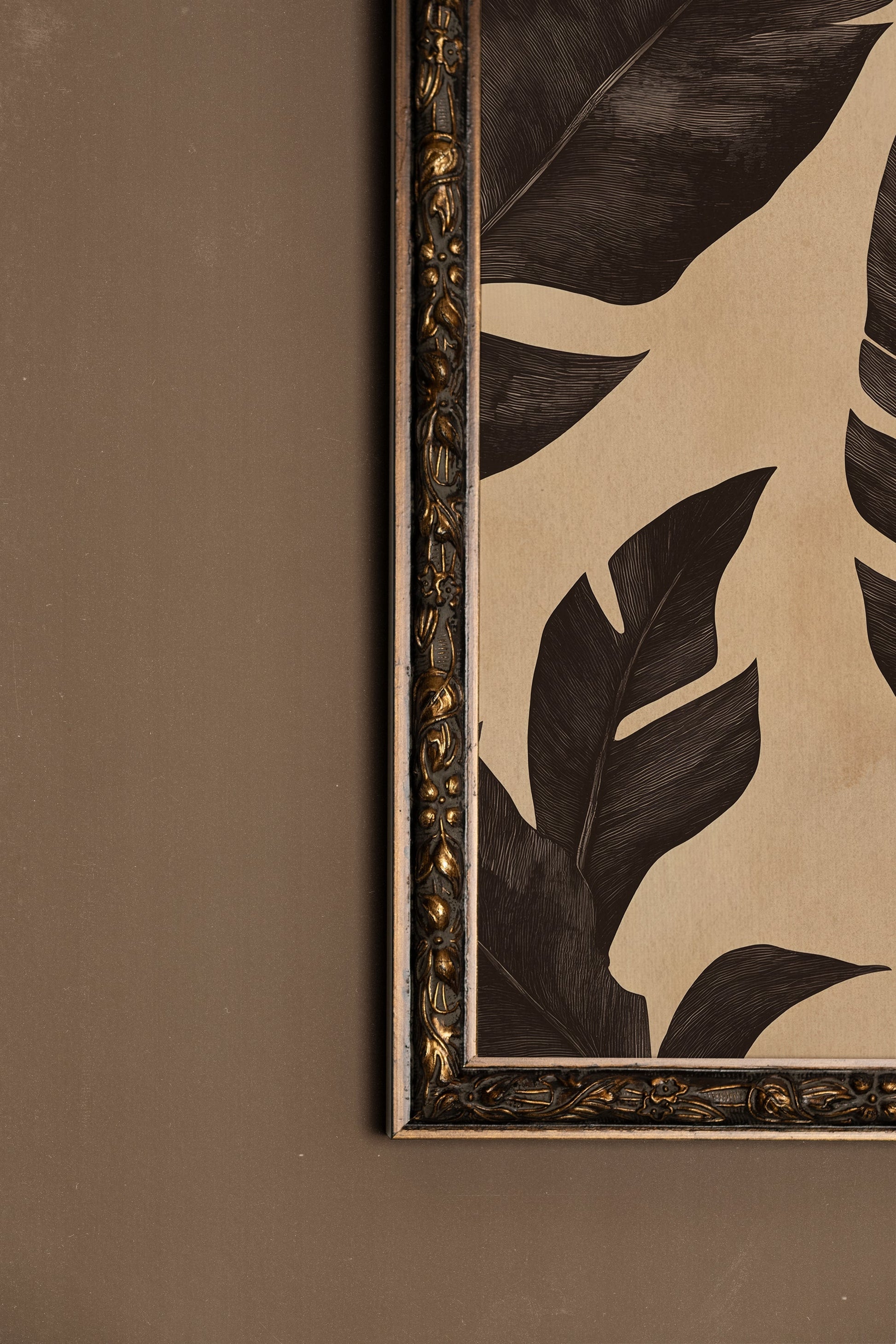 Natural Ebony, Vintage Bronze Frame